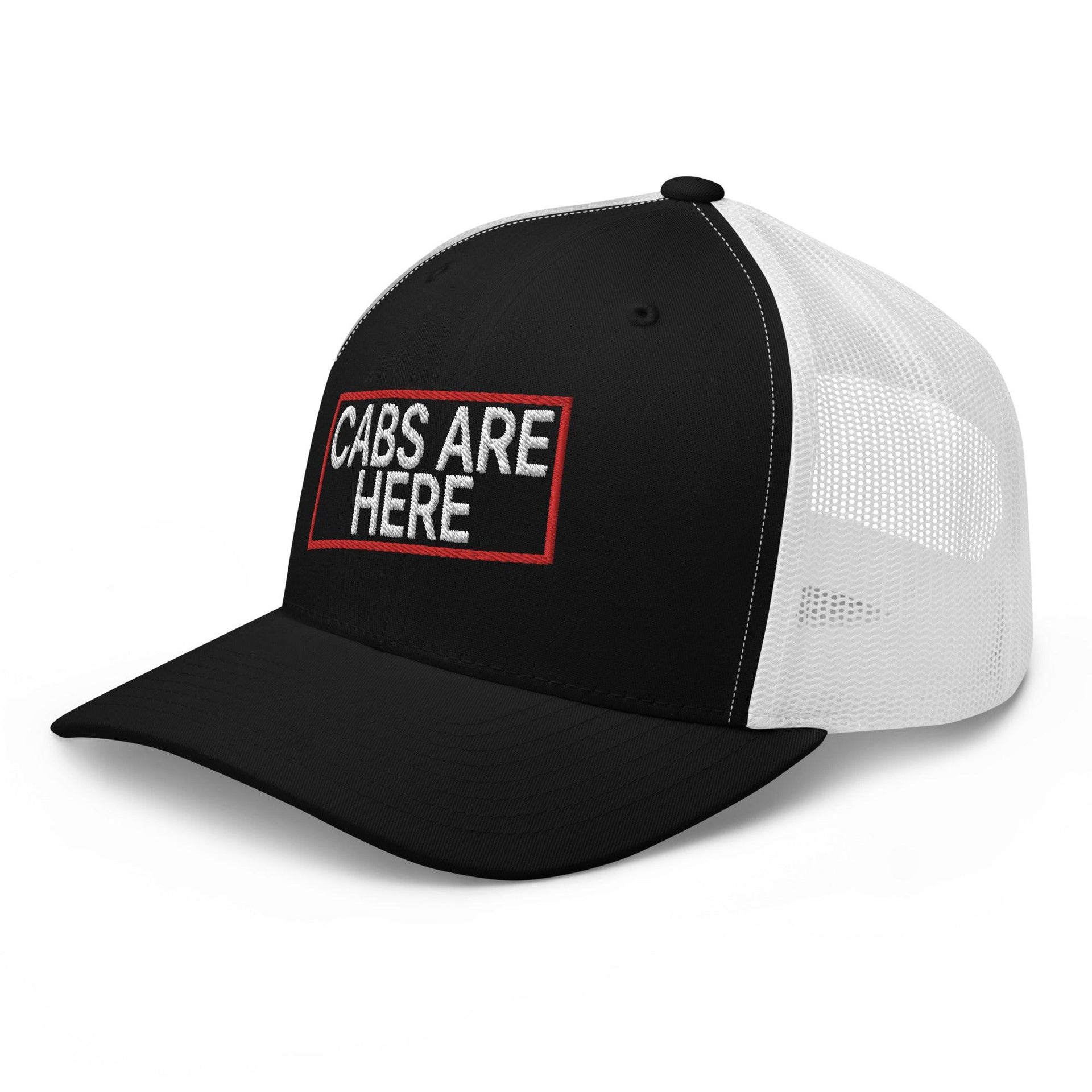 Cabs Are Here Retro Trucker Hat Capital Crowns Funny Snapback Hats Trucker Hats