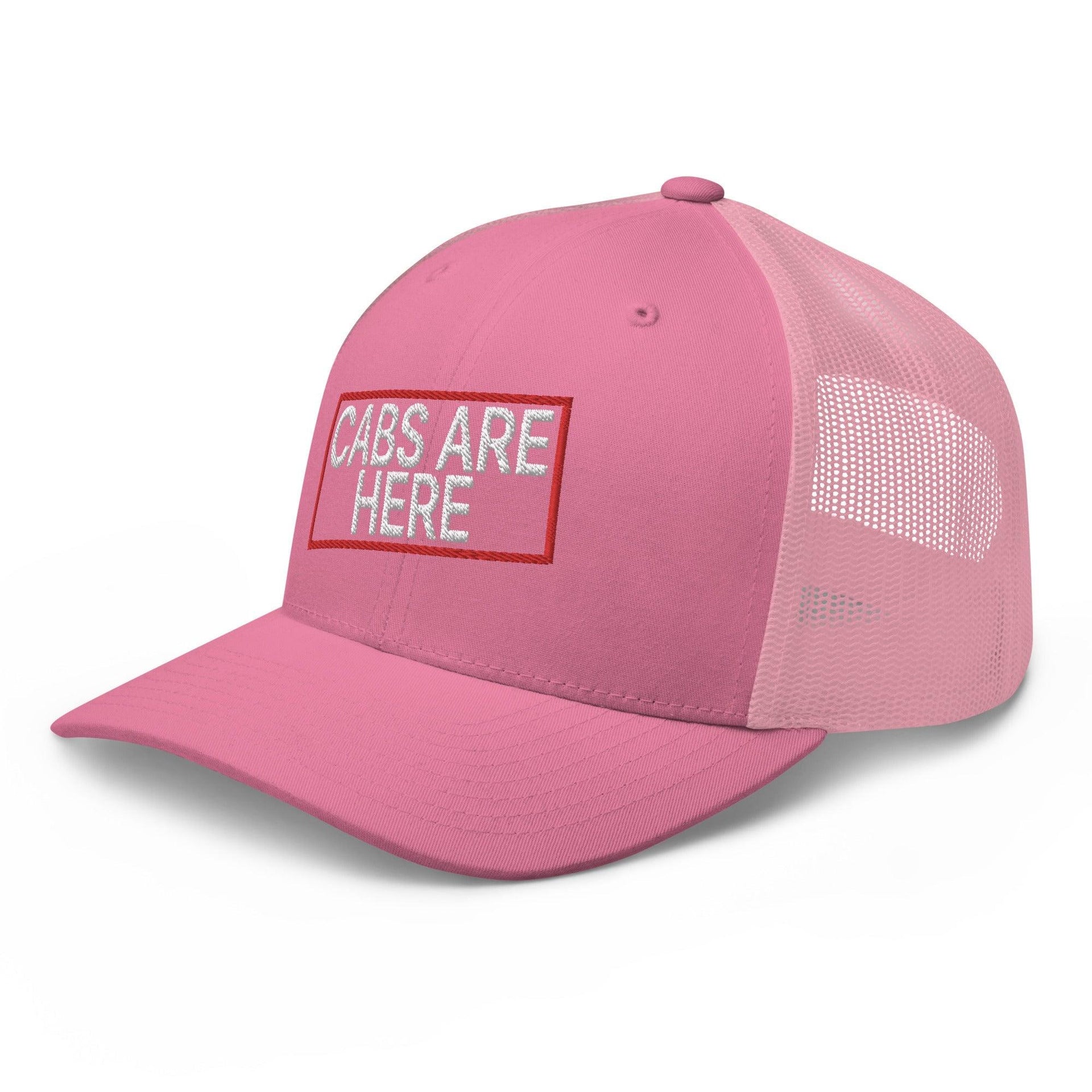 Cabs Are Here Retro Trucker Hat Capital Crowns Funny Snapback Hats Trucker Hats
