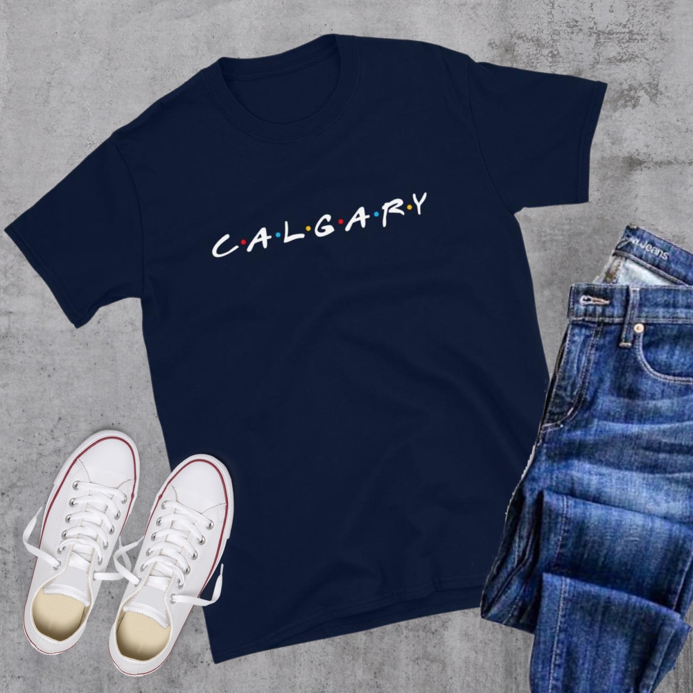 Calgary Friends Tee Alberta Canadian City Apparel