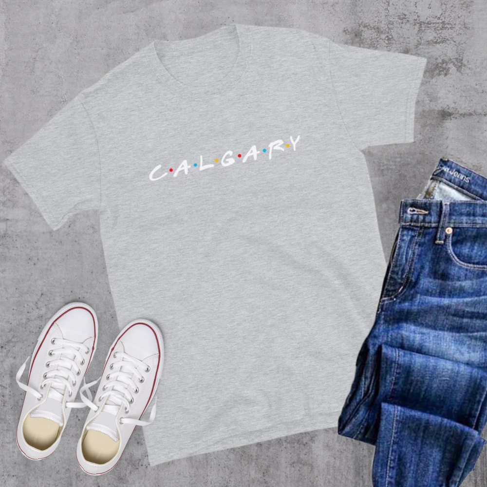 Calgary Friends Tee Alberta Canadian City Apparel