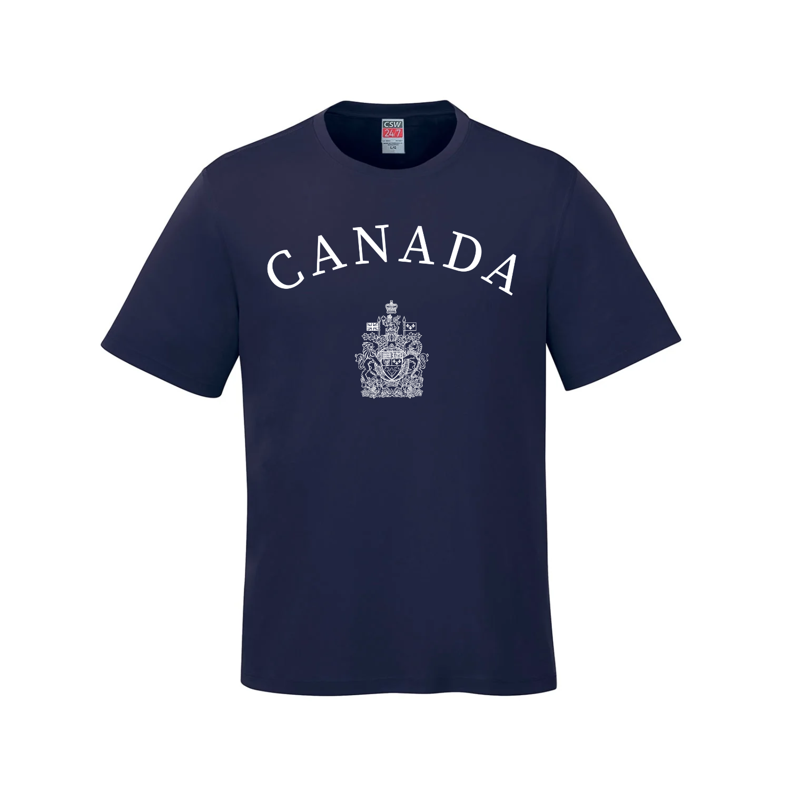 Canada Coat of Arms T-Shirt - Adult Navy Canada t-shirts