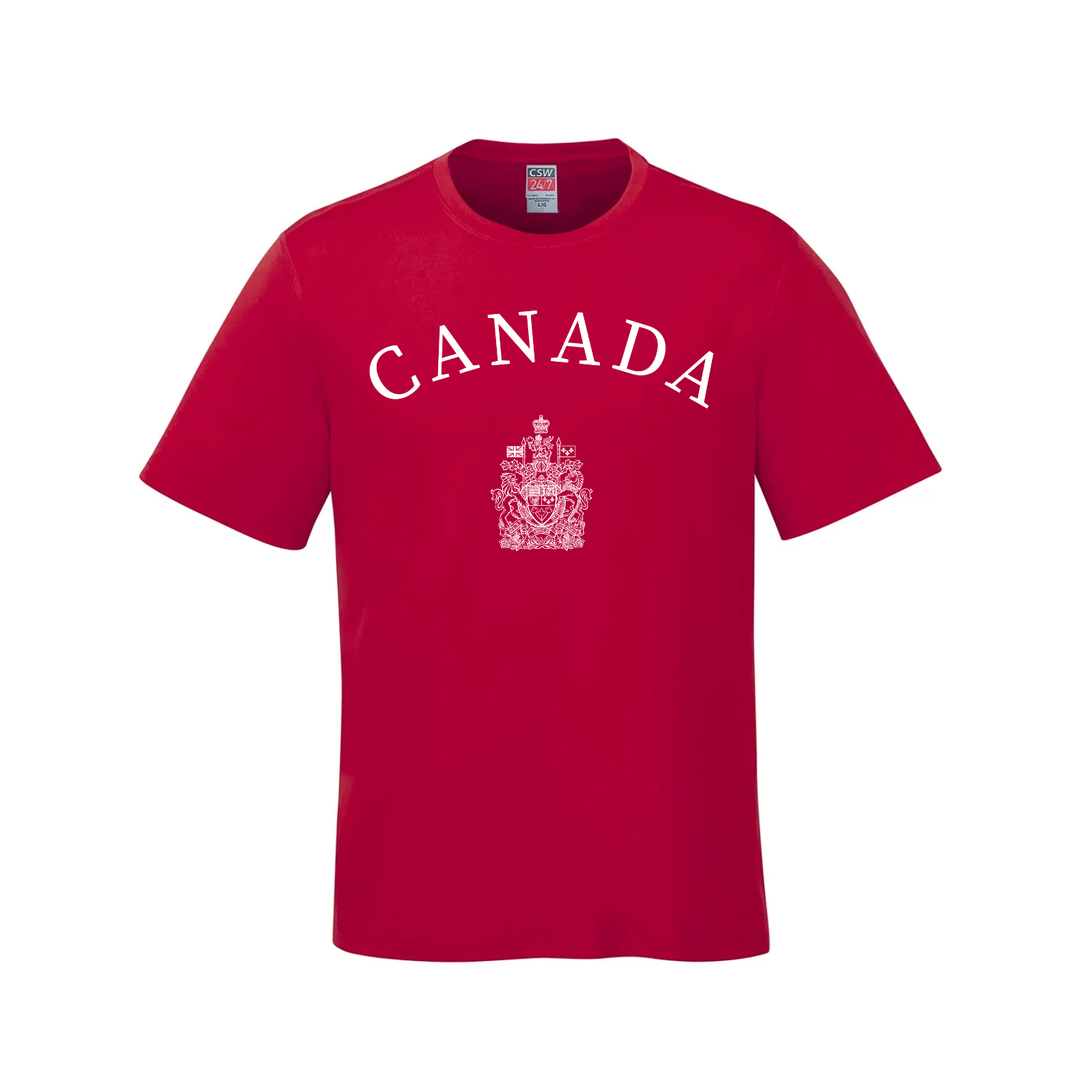 Canada Coat of Arms T-Shirt - Youth Red Canada made in canada t-shirts Toronto