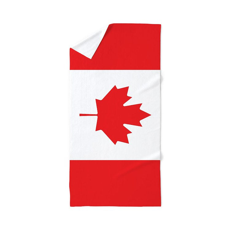 Canada Flag Towel Canada Make Canada Great Again towel