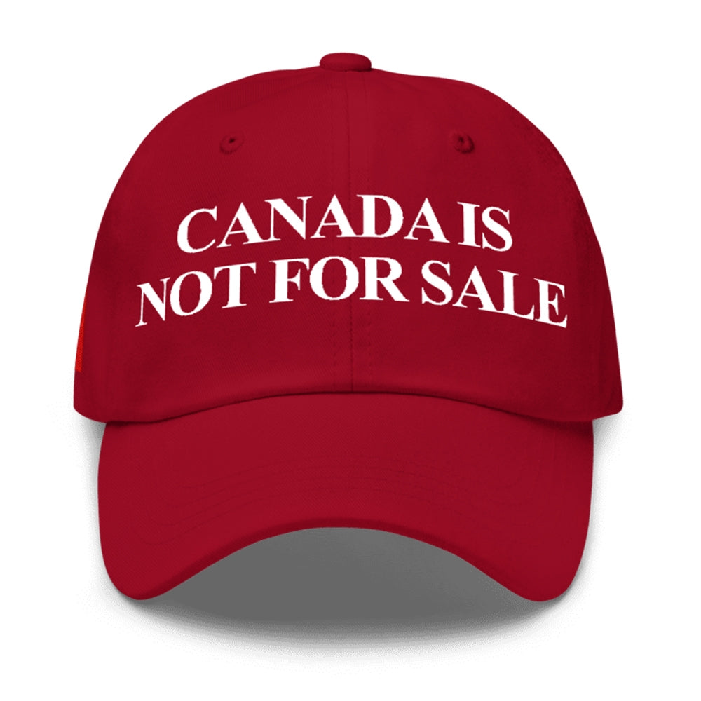 Canada is Not For Sale Hat - Stand Out with a Statement of Pride Canada is Not For Sale Hat Canada Pride Hat Statement Hat