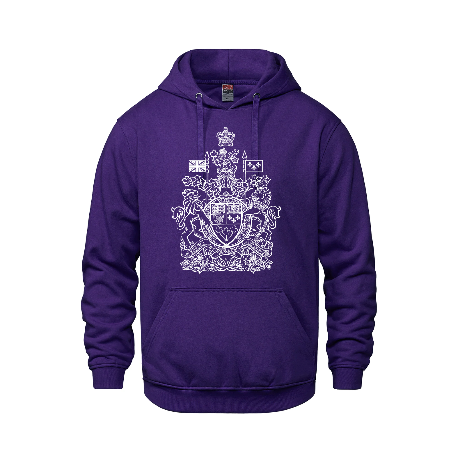 Canadian Coat of Arms Pullover Hoodie - Adult Canada Canadian made in canada Make Canada Great Again