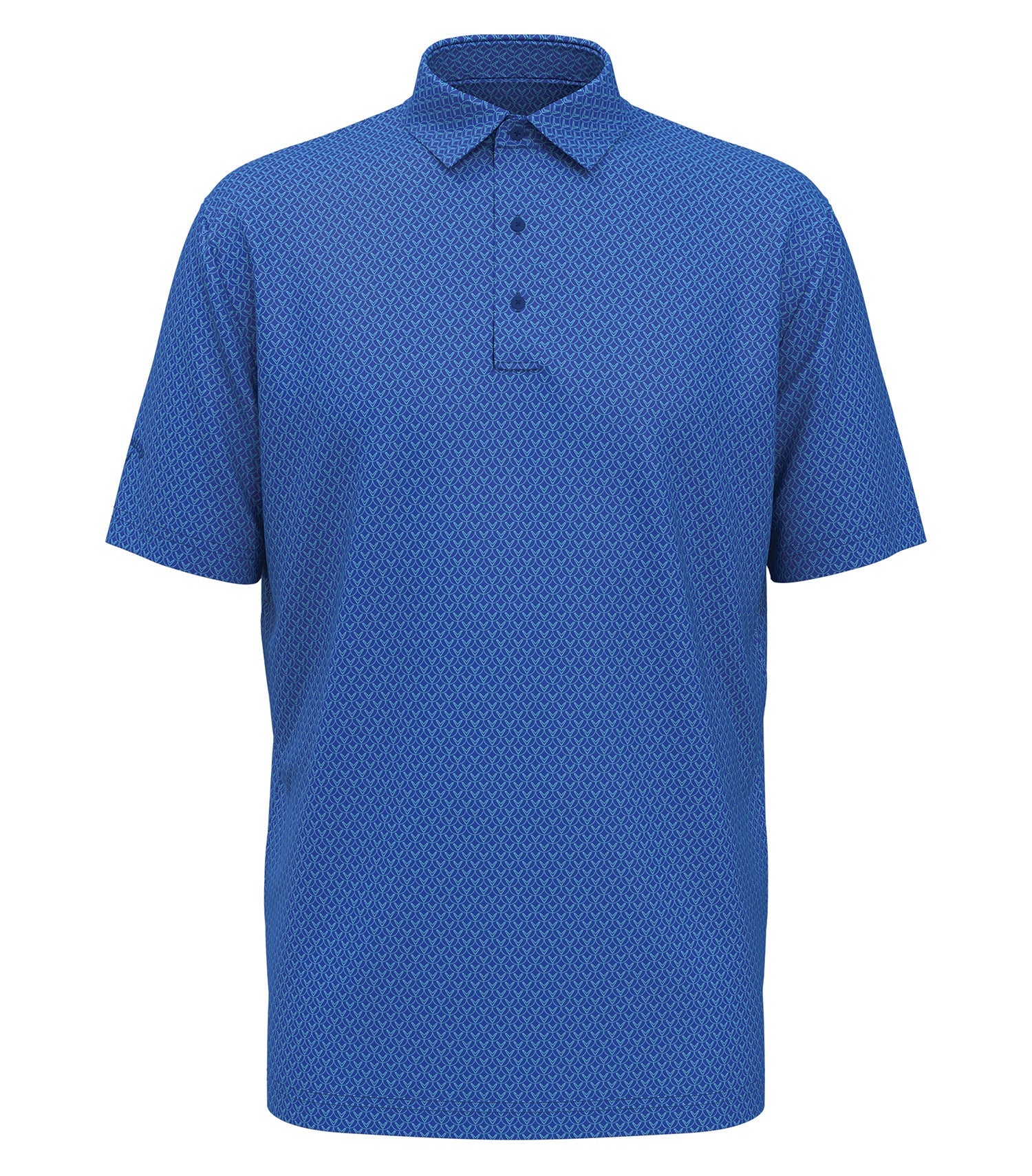 Callaway - CALLAWAY ALL-OVER STITCHED CHEV POLO. - CGM794 Callaway CGM794