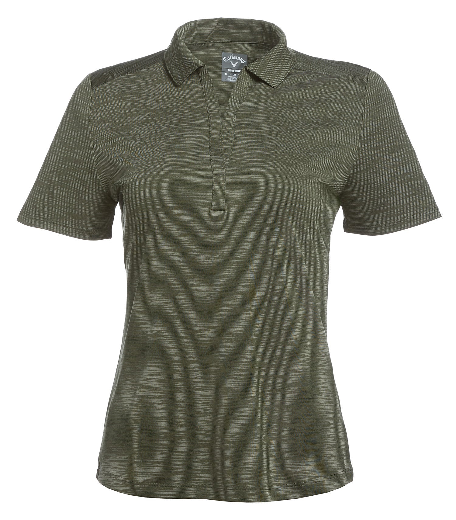 Callaway - CALLAWAY BROKEN STRIPE TEXTURE LADIES' POLO. - CGW751 Callaway CGW751