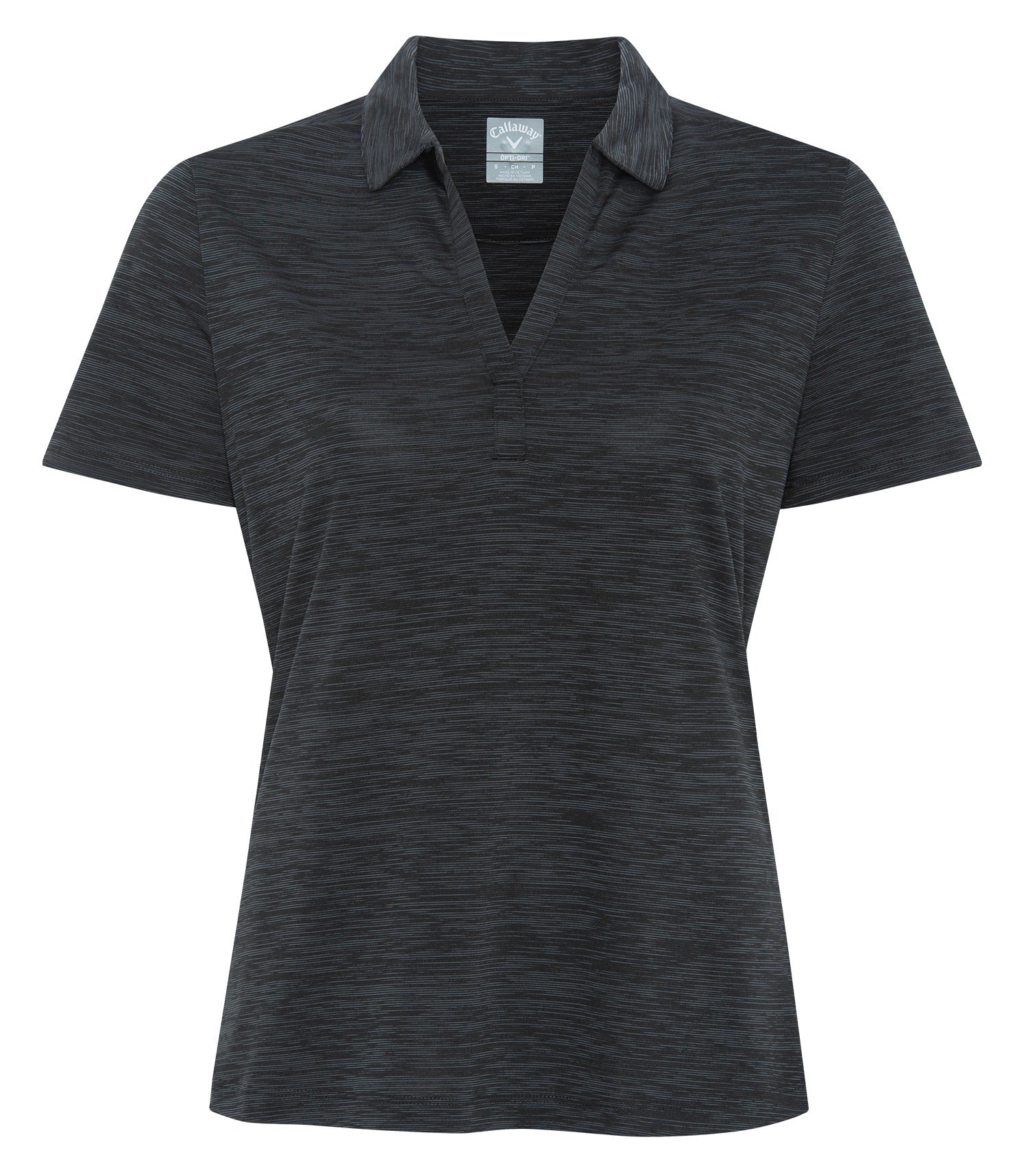 Callaway - CALLAWAY BROKEN STRIPE TEXTURE LADIES' POLO. - CGW751 Callaway CGW751