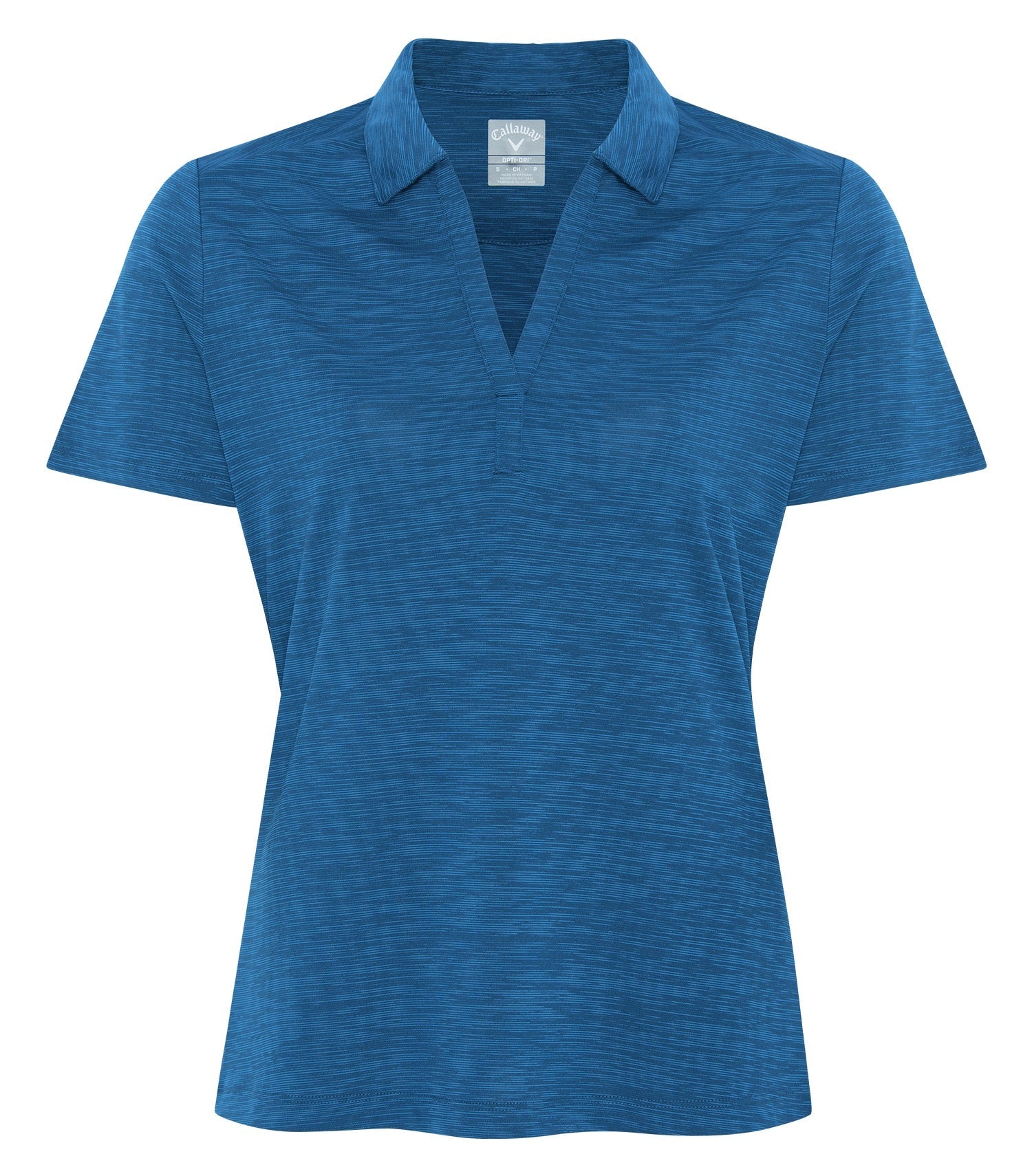 Callaway - CALLAWAY BROKEN STRIPE TEXTURE LADIES' POLO. - CGW751 Callaway CGW751