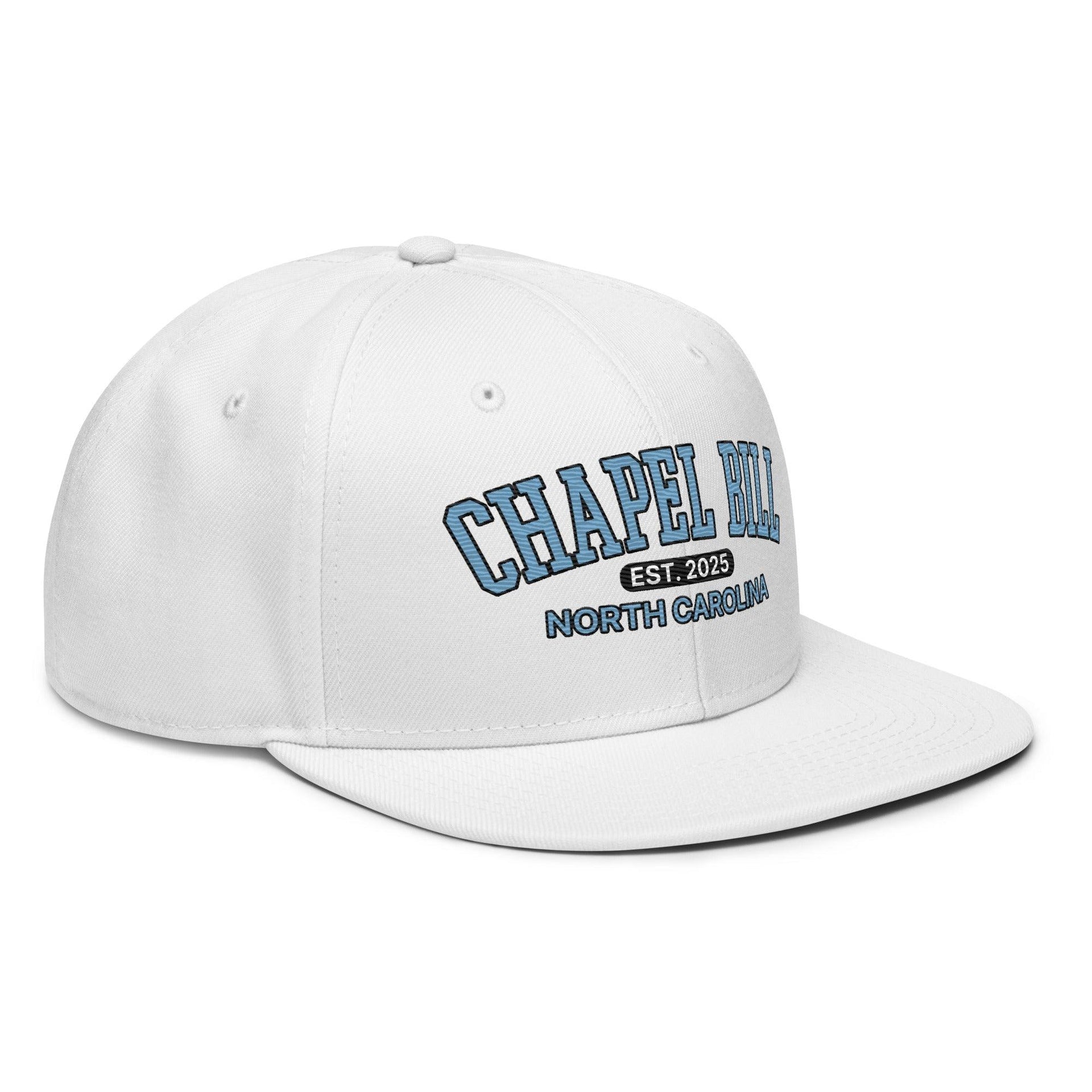 Chapel Bill Belichick Coach UNC Flat Bill Brim Snapback Hat Capital Crowns College Snapback Hats