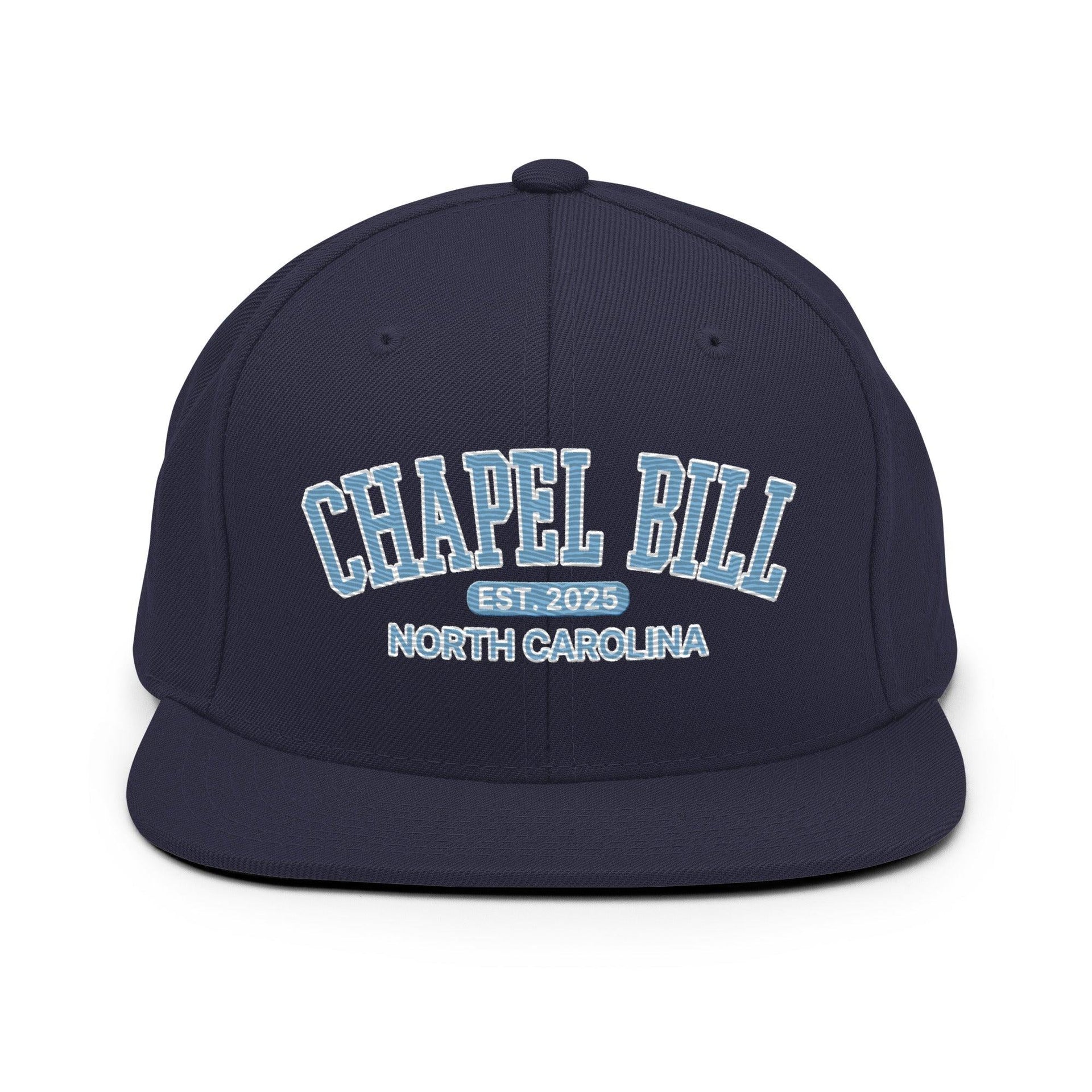 Chapel Bill Belichick UNC Coach Flat Bill Brim Snapback Hat Default Title Capital Crowns College Snapback Hats