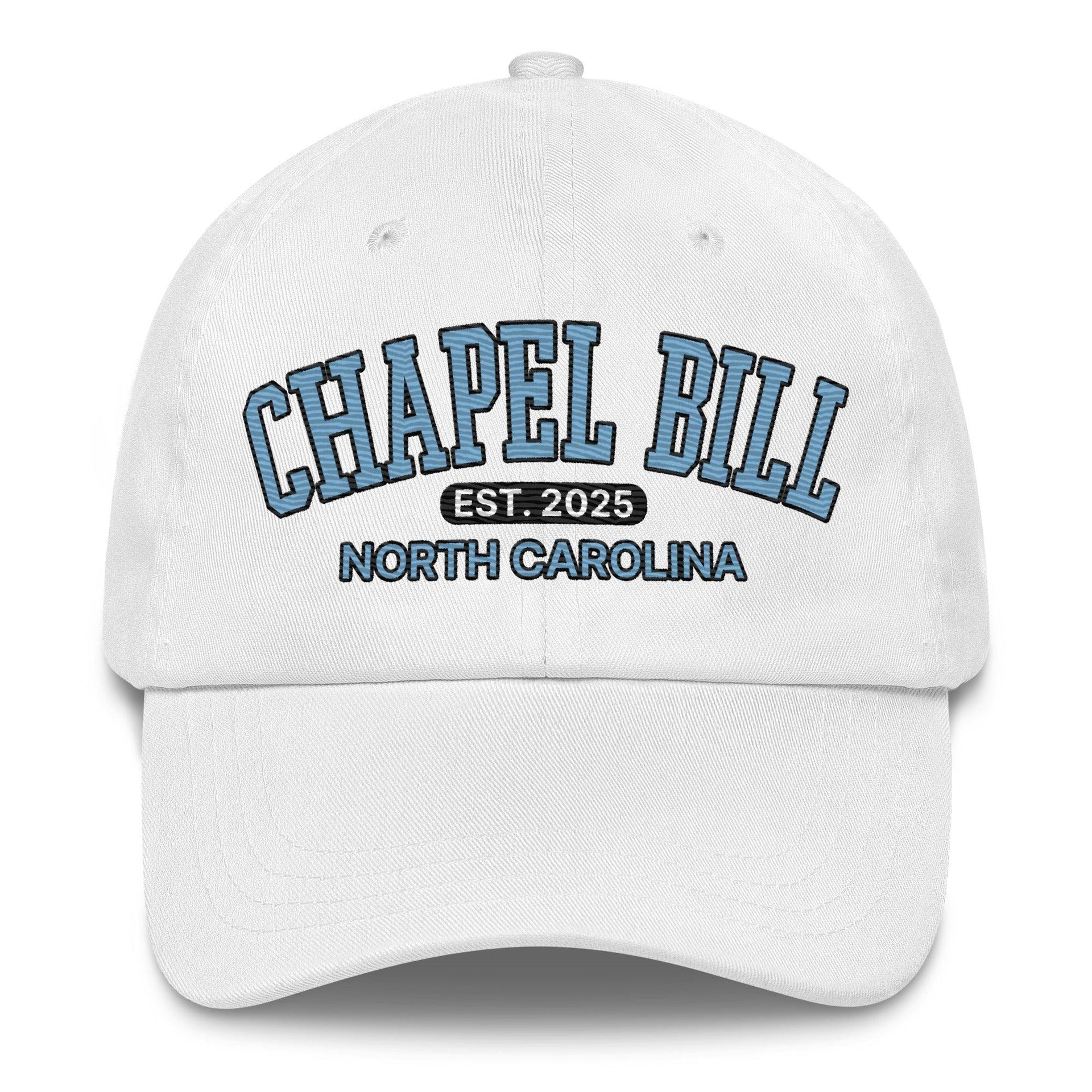 Chapel Bill Coach 2025 Belichick UNC Embroidered Dad Hat Default Title Capital Crowns College Dad Hats