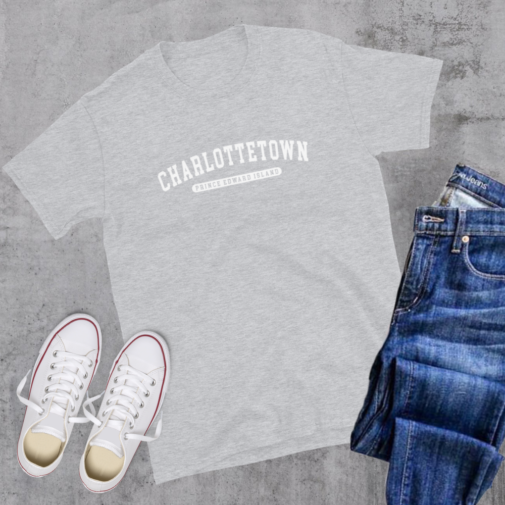 Charlottetown PEI College Tee Canadian City Apparel