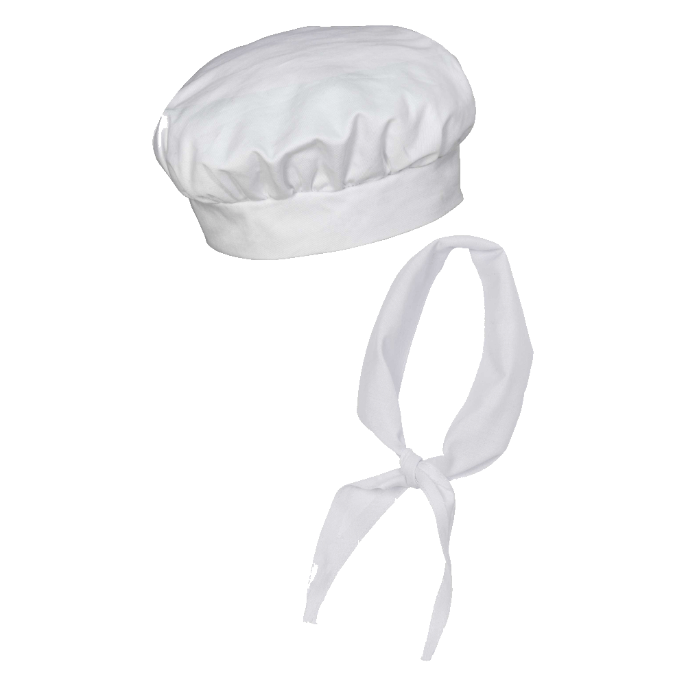 Chef Hat & Scarf Set chef embroidable Whatzupwiththat! Bearwear