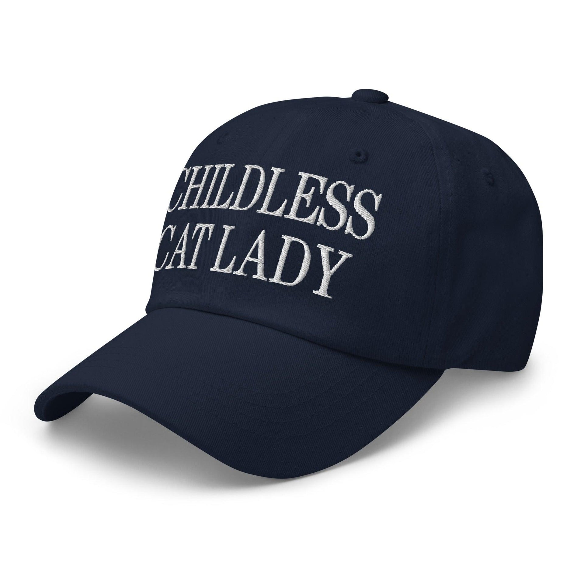 Childless Cat Lady Dad Hat Capital Crowns Dad Hats Liberal