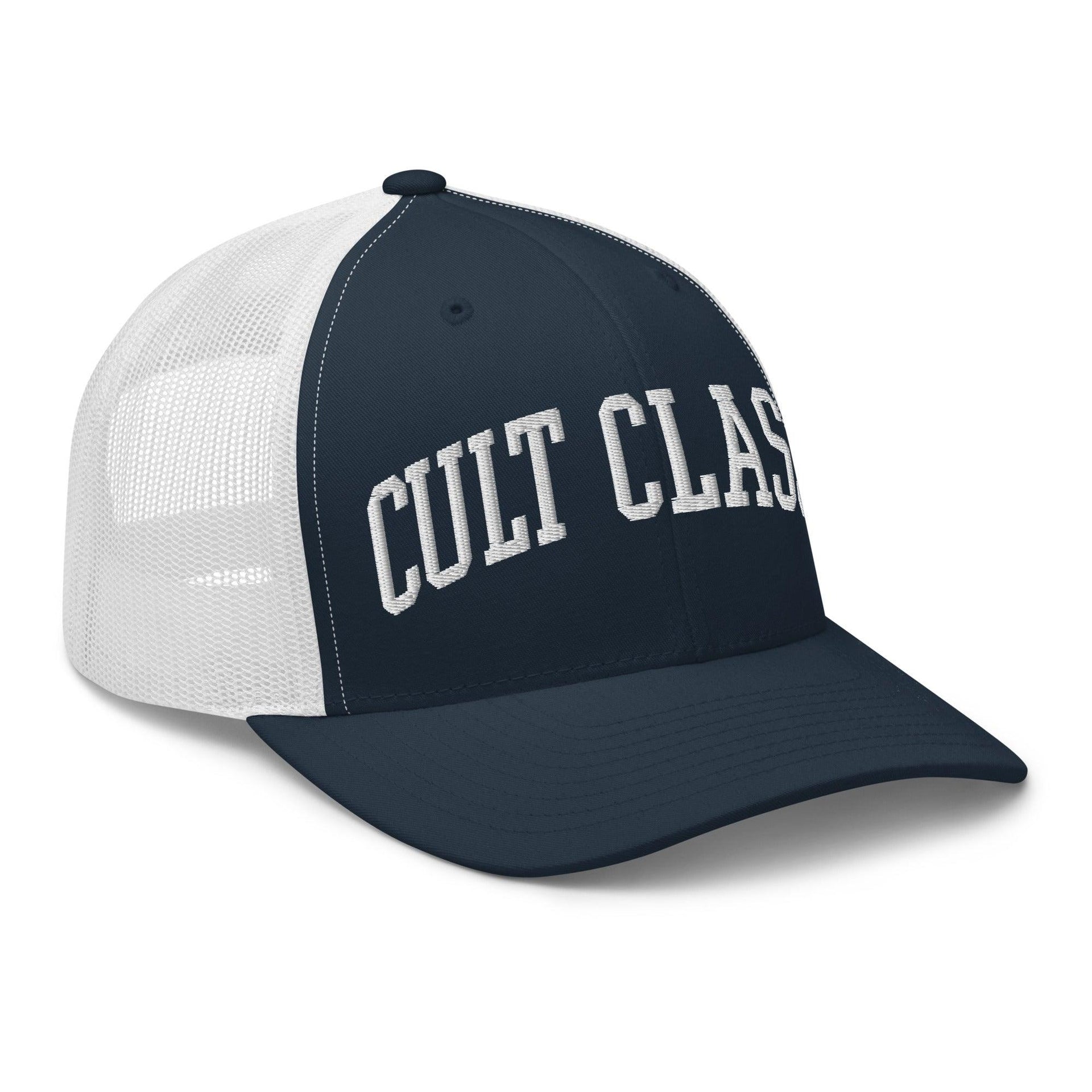 Cult Classic Embroidered Mesh Trucker Hat Capital Crowns Funny Trucker Hats