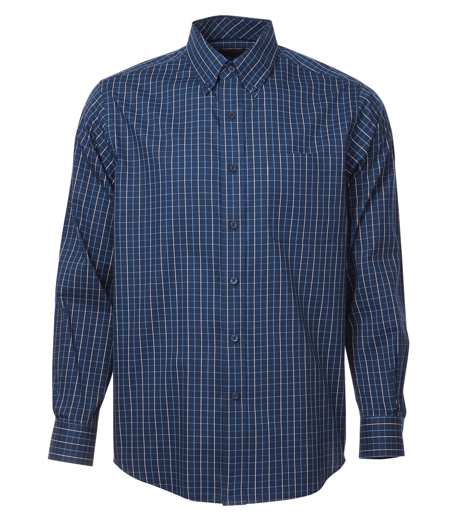 CoalHarbour - DISCONTINUED COAL HARBOUR® TATTERSALL CHECK WOVEN SHIRT. - D6005 Navy White CoalHarbour D6005