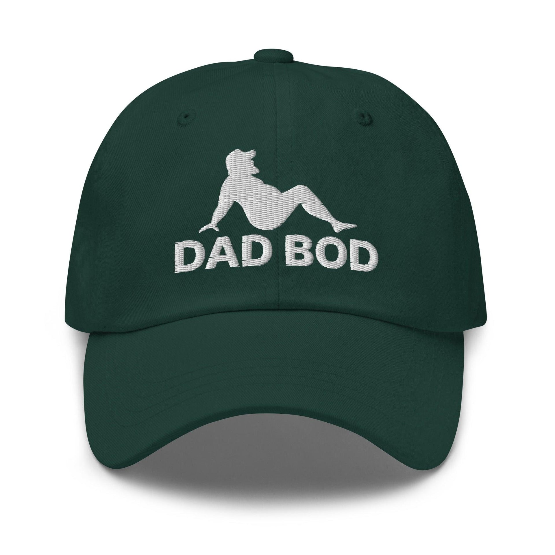 Dad Bod Mud Flap Silhouette Embroidered Dad Hat Spruce Capital Crowns Dad Hats Funny