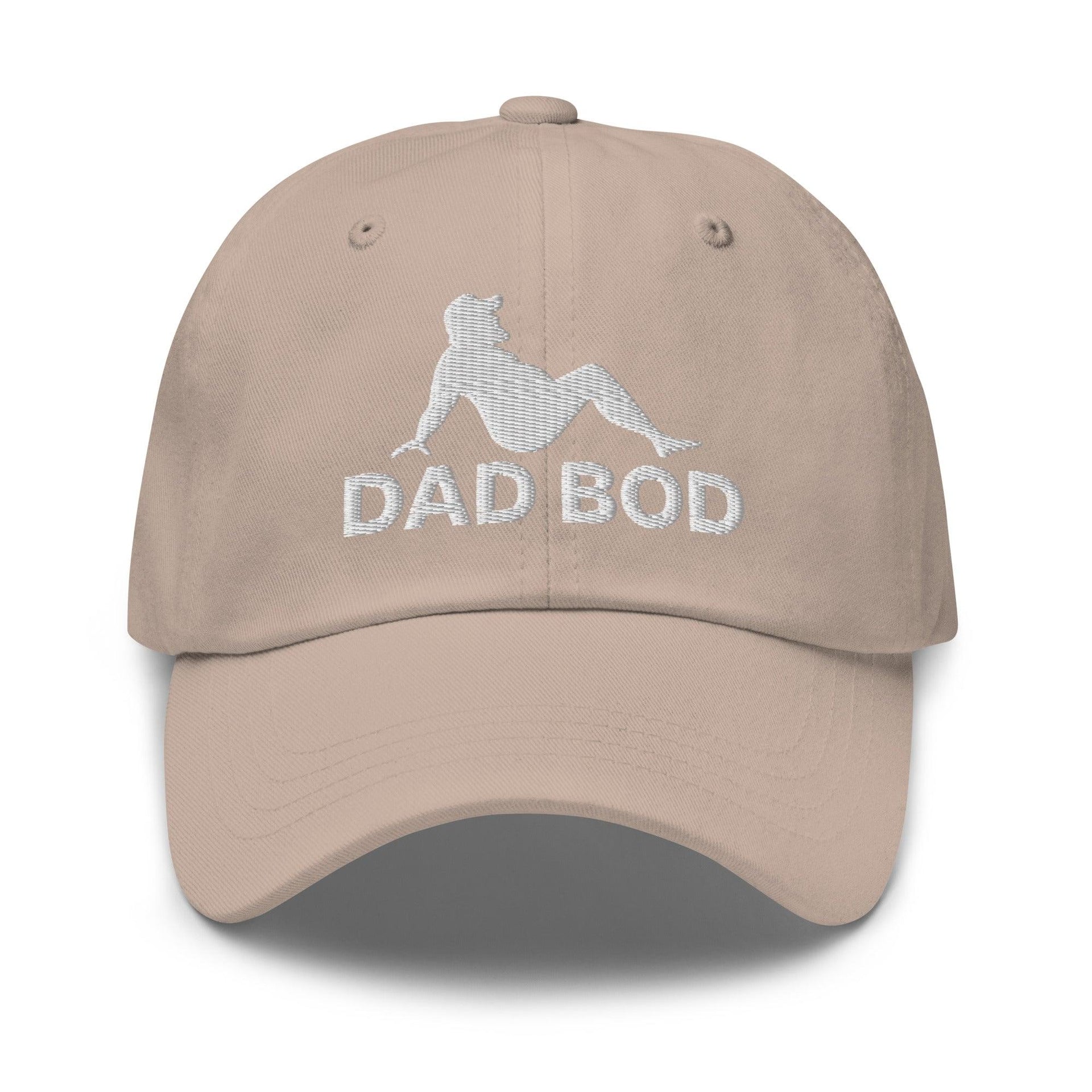 Dad Bod Mud Flap Silhouette Embroidered Dad Hat Stone Capital Crowns Dad Hats Funny