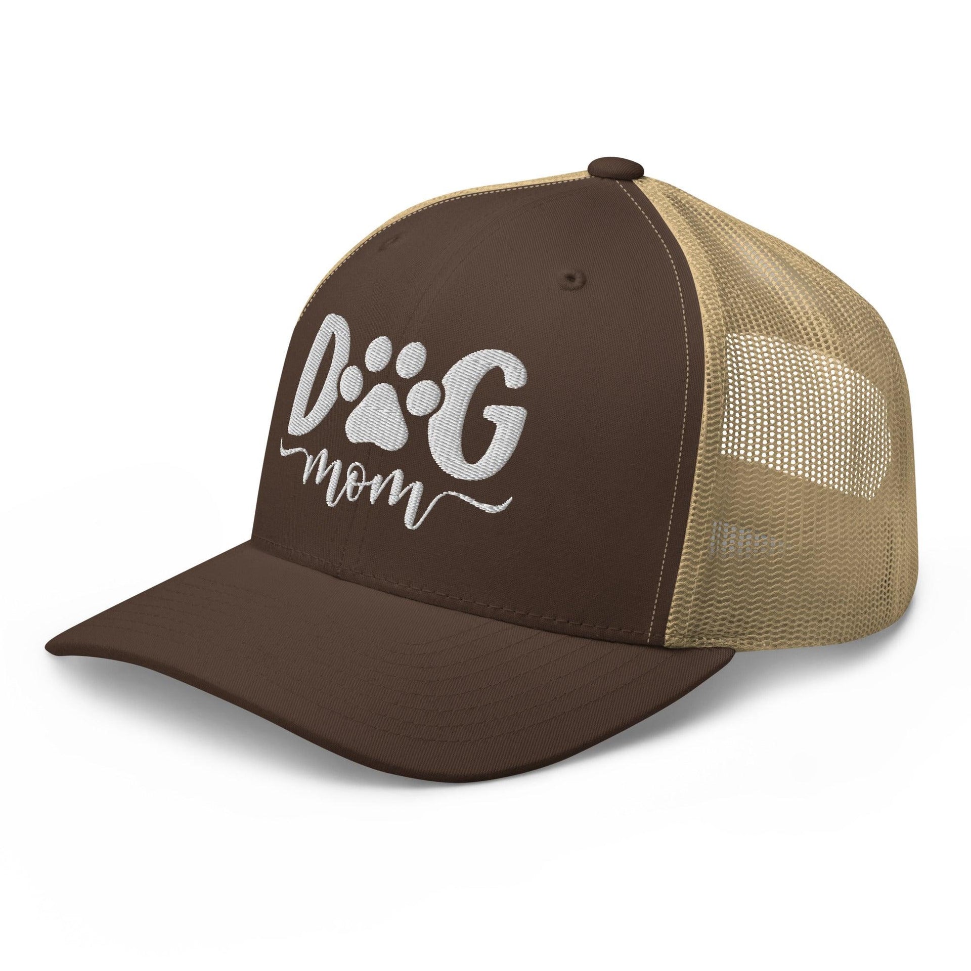 Dog Mom Embroidered Mesh Trucker Hat Capital Crowns Funny Trucker Hats