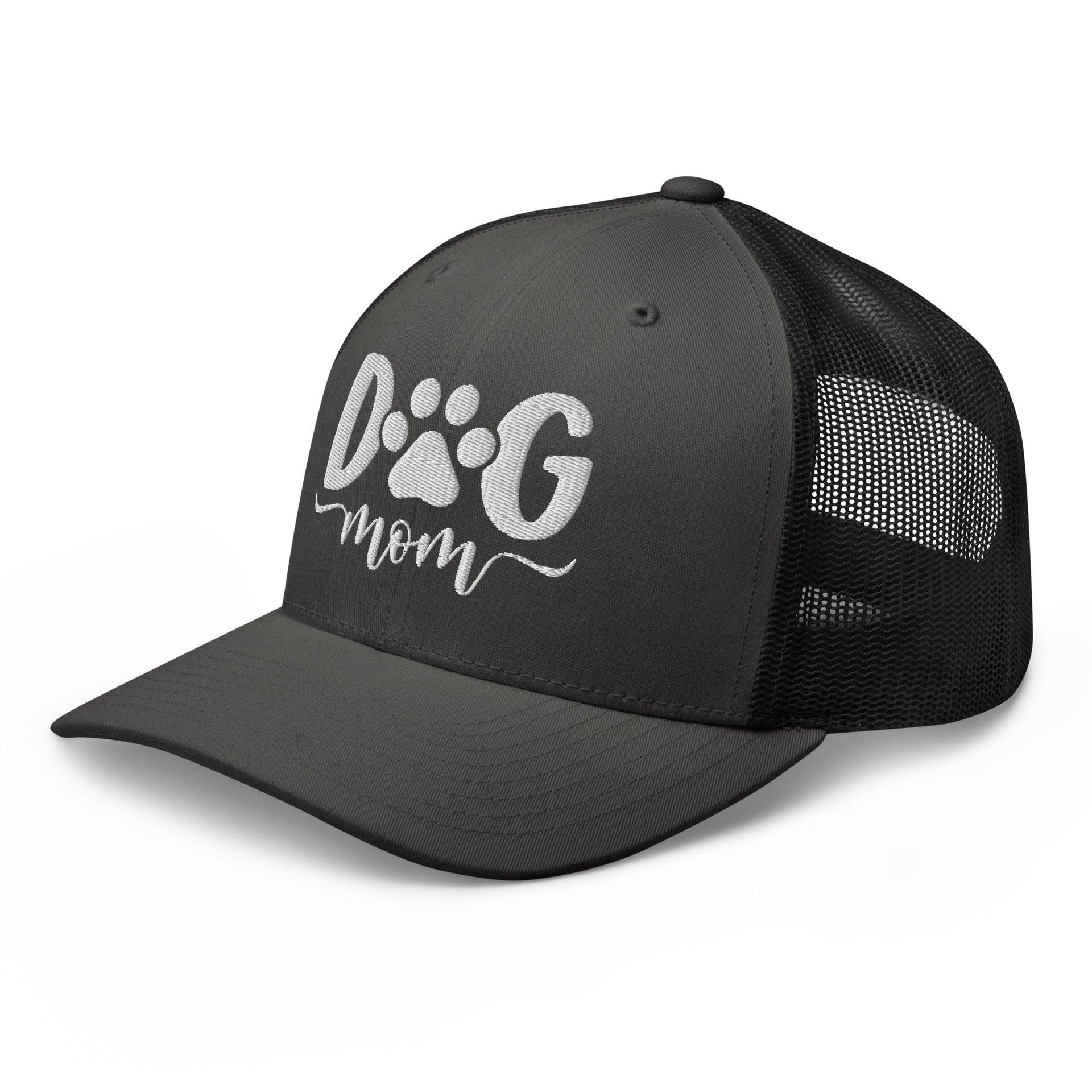 Dog Mom Embroidered Mesh Trucker Hat Capital Crowns Funny Trucker Hats