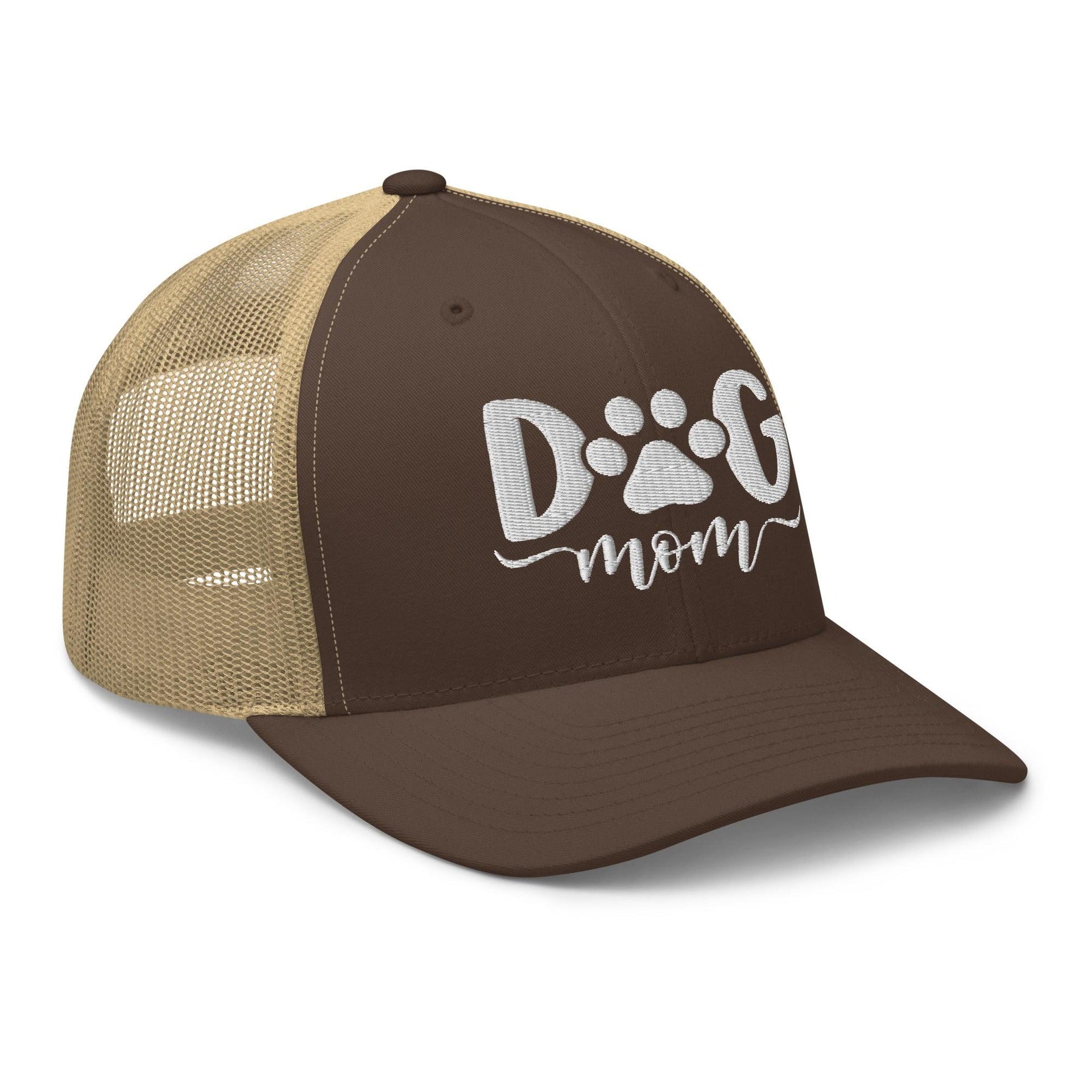 Dog Mom Embroidered Mesh Trucker Hat Capital Crowns Funny Trucker Hats