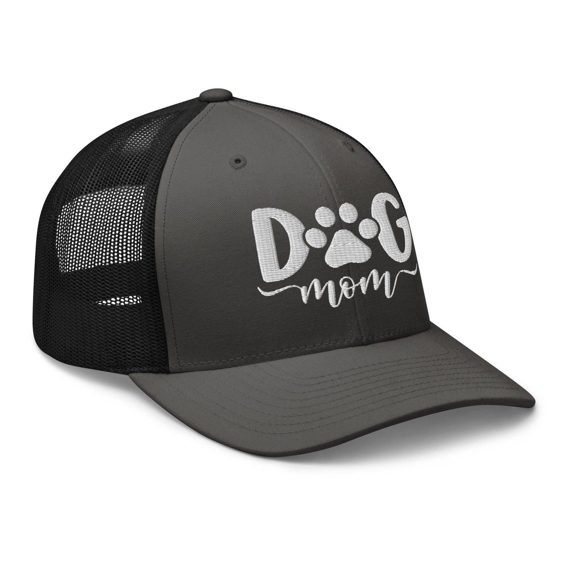 Dog Mom Embroidered Mesh Trucker Hat Capital Crowns Funny Trucker Hats