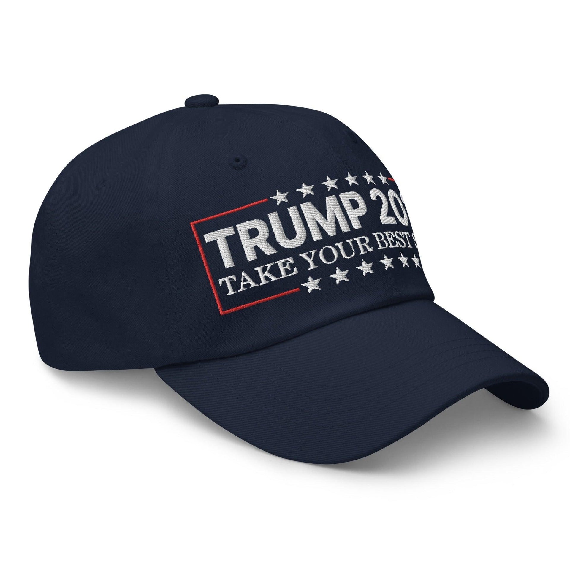 Donald Trump 2024 Take Your Best Shot Dad Hat Capital Crowns Conservative Dad Hats LADs