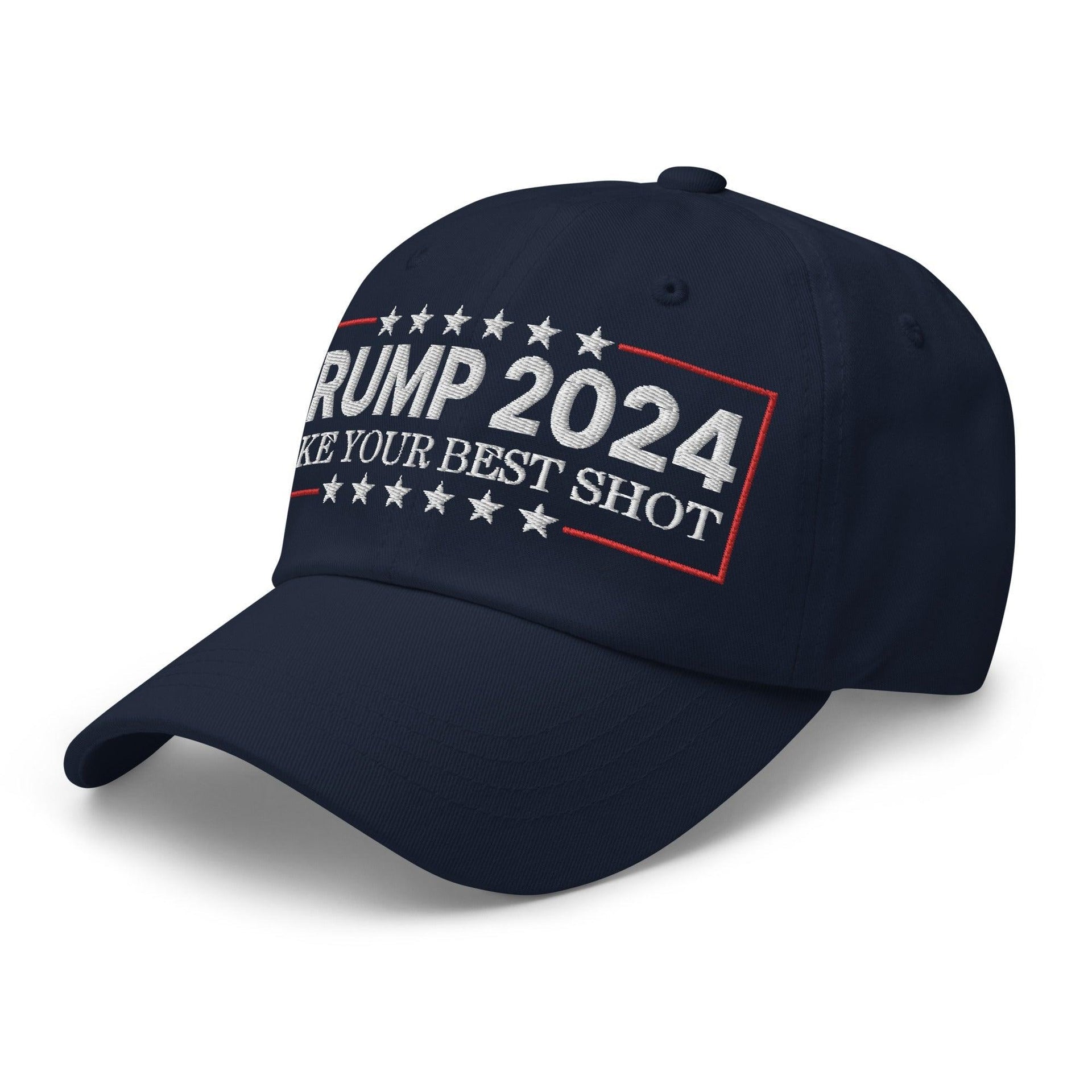 Donald Trump 2024 Take Your Best Shot Dad Hat Capital Crowns Conservative Dad Hats LADs
