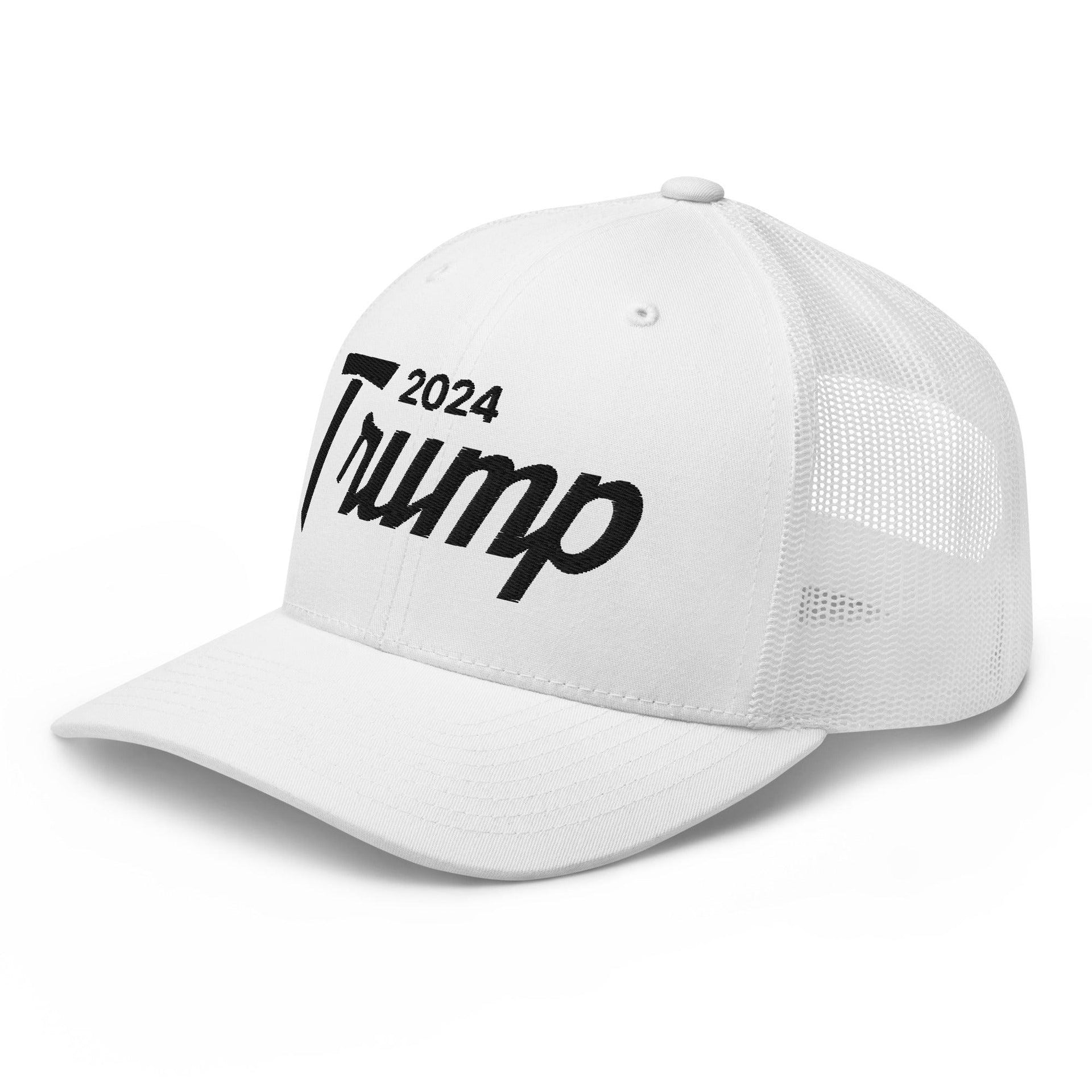 Donald Trump 2024 Vintage Sports Script Retro Trucker Hat Capital Crowns Conservative LADs Trucker Hats