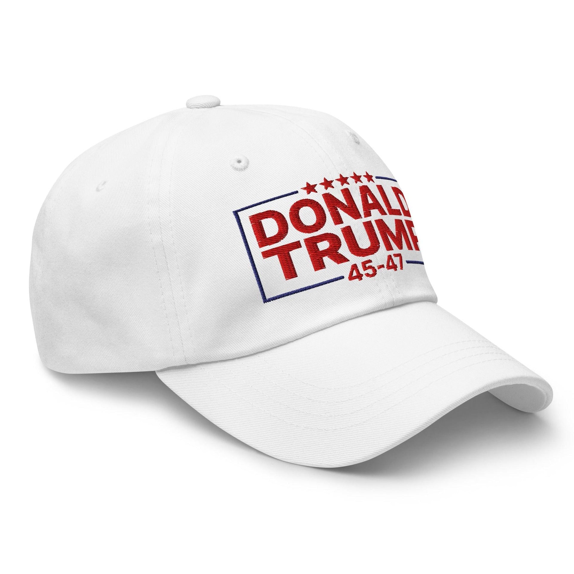 Donald Trump 45-47 Embroidered Dad Hat Capital Crowns Conservative Dad Hats LADs