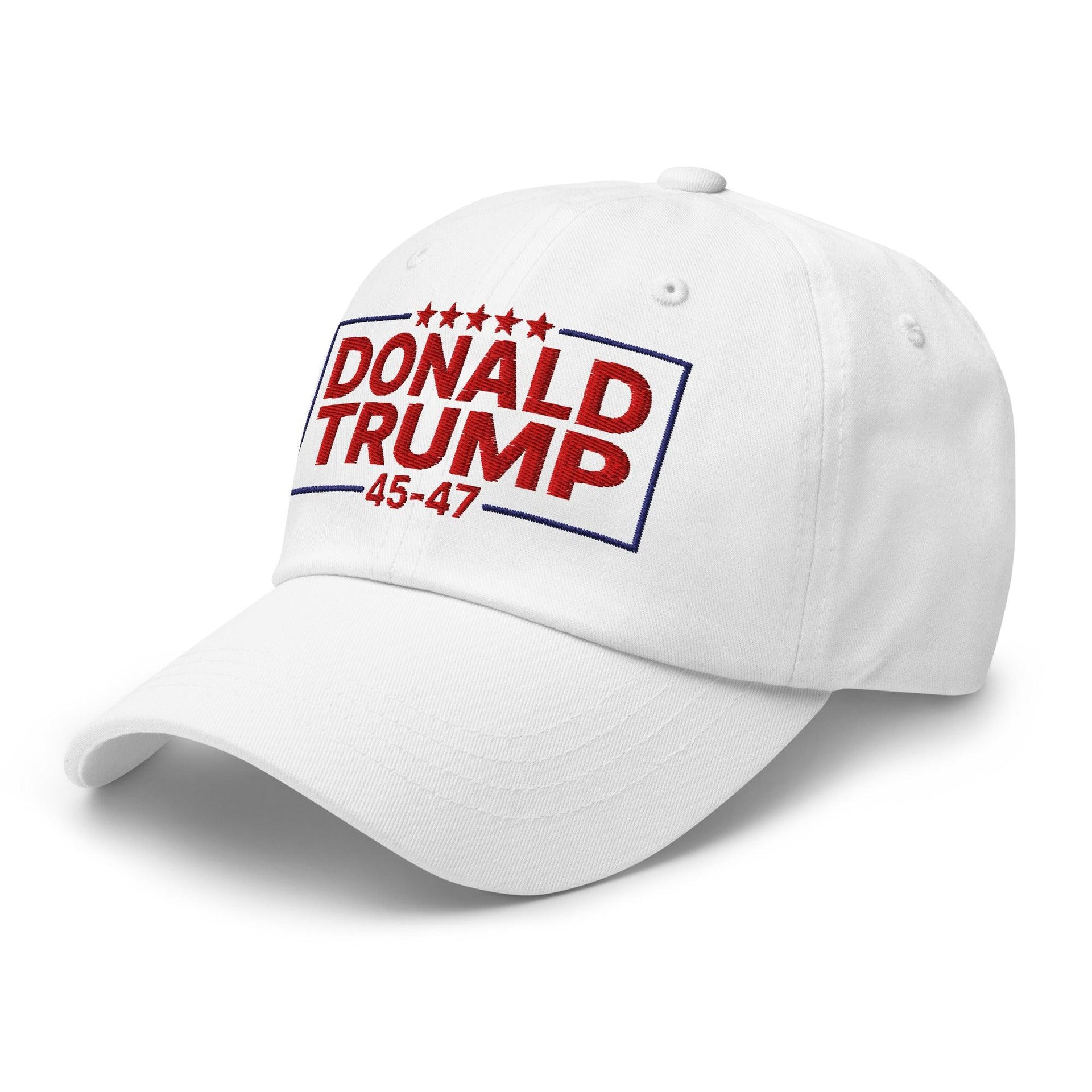 Donald Trump 45-47 Embroidered Dad Hat Capital Crowns Conservative Dad Hats LADs
