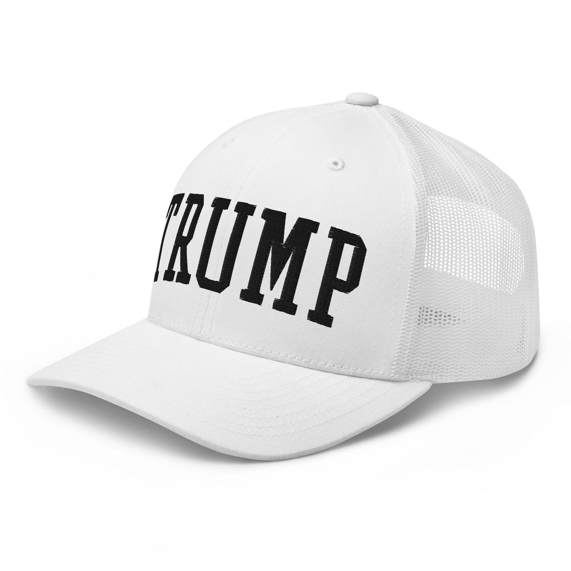 Donald Trump Block Retro Trucker Hat Capital Crowns Conservative LADs Trucker Hats