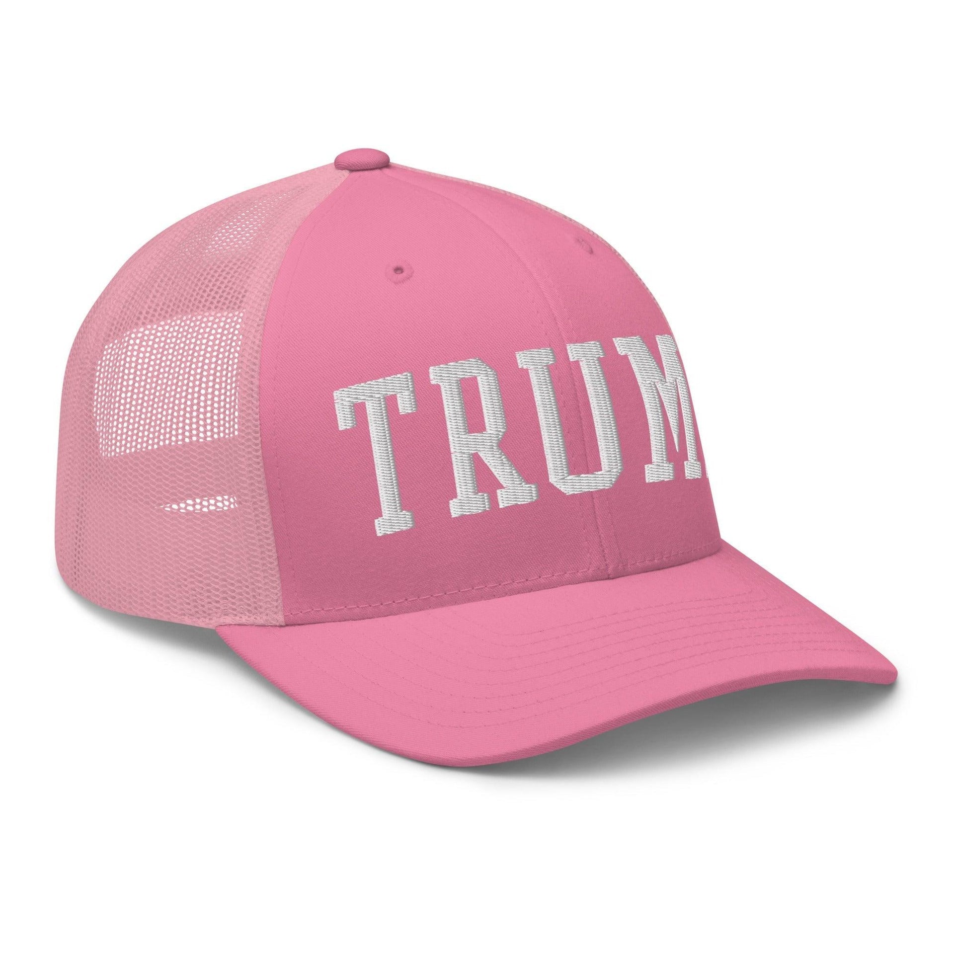 Donald Trump Block Retro Trucker Hat Capital Crowns Conservative LADs Trucker Hats