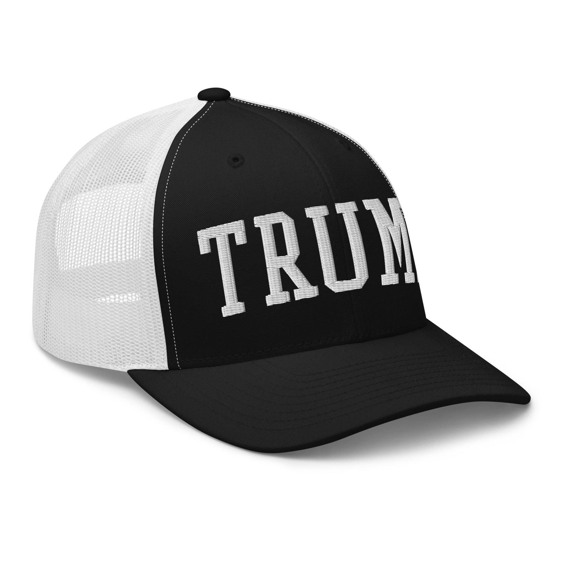 Donald Trump Block Retro Trucker Hat Capital Crowns Conservative LADs Trucker Hats