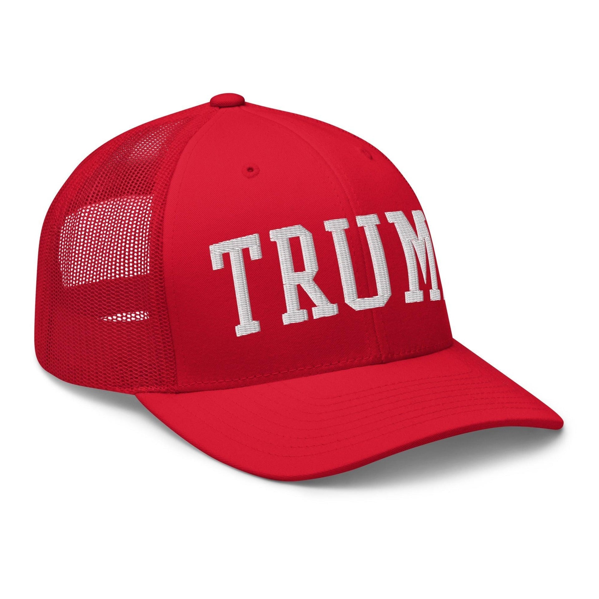 Donald Trump Block Retro Trucker Hat Capital Crowns Conservative LADs Trucker Hats