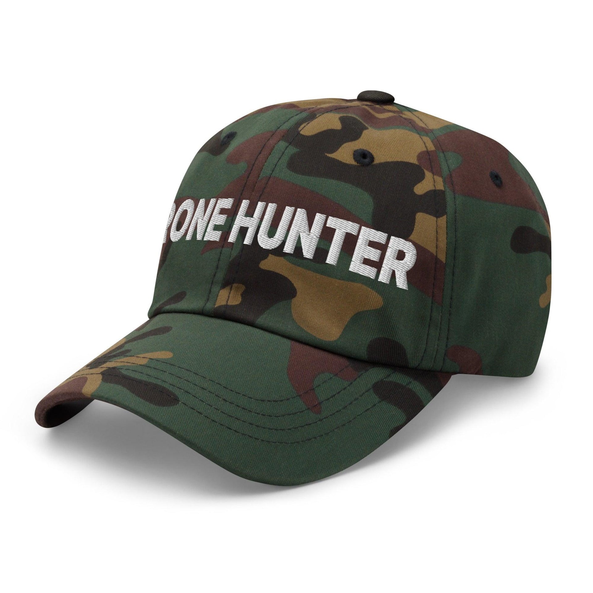 Drone Hunter Embroidered Dad Hat Capital Crowns Dad Hats Funny