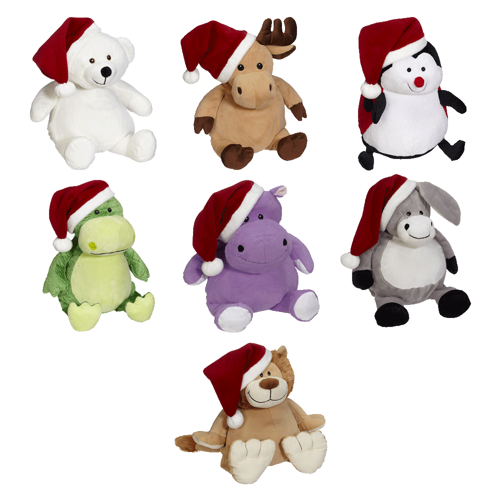 Easy As 1-2-3! Christmas Hat decorations embroidable holiday Whatzupwiththat! Bearwear