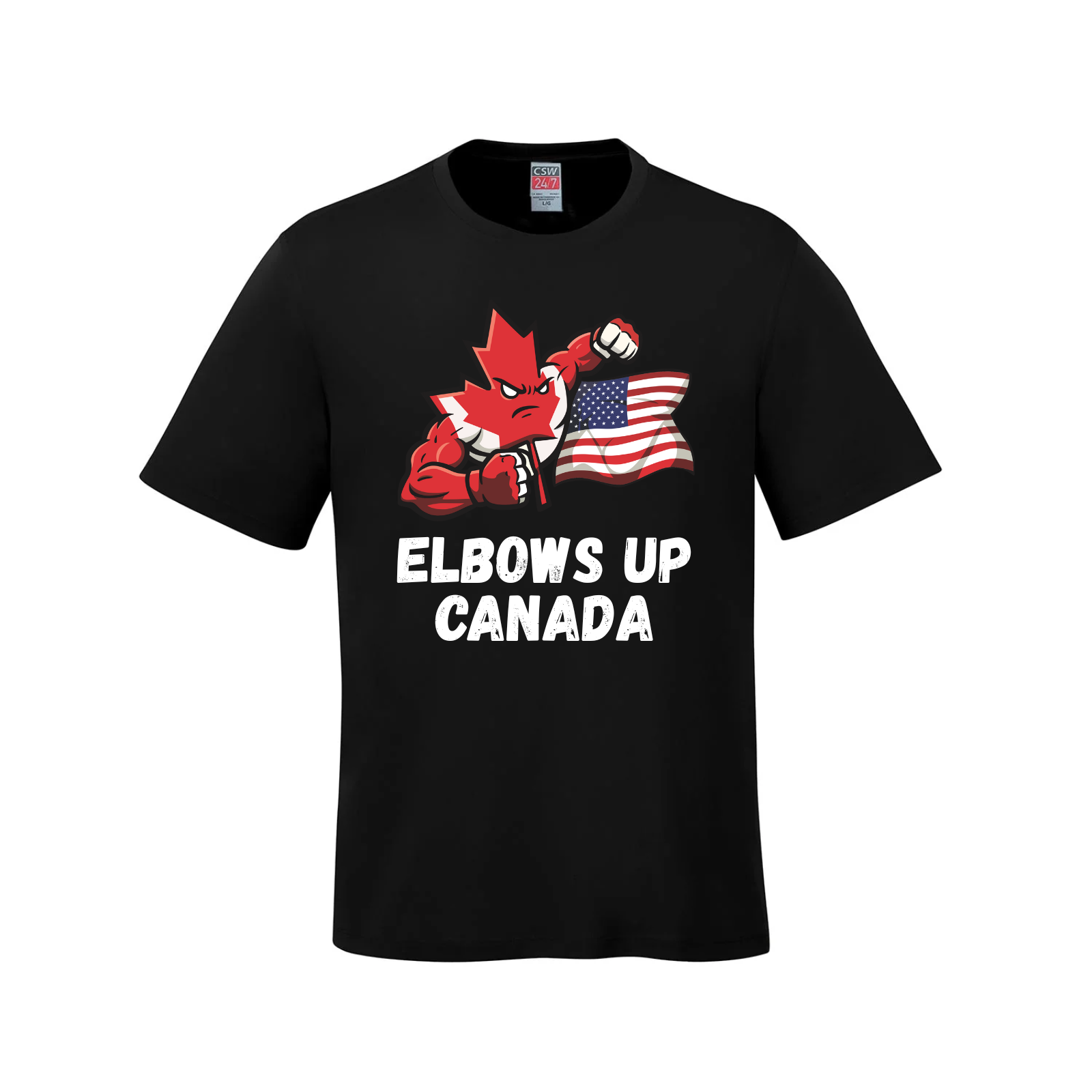 Elbows Up Canada! - 160GSM T-Shirt - Proudly Canadian - Canada Vs ...