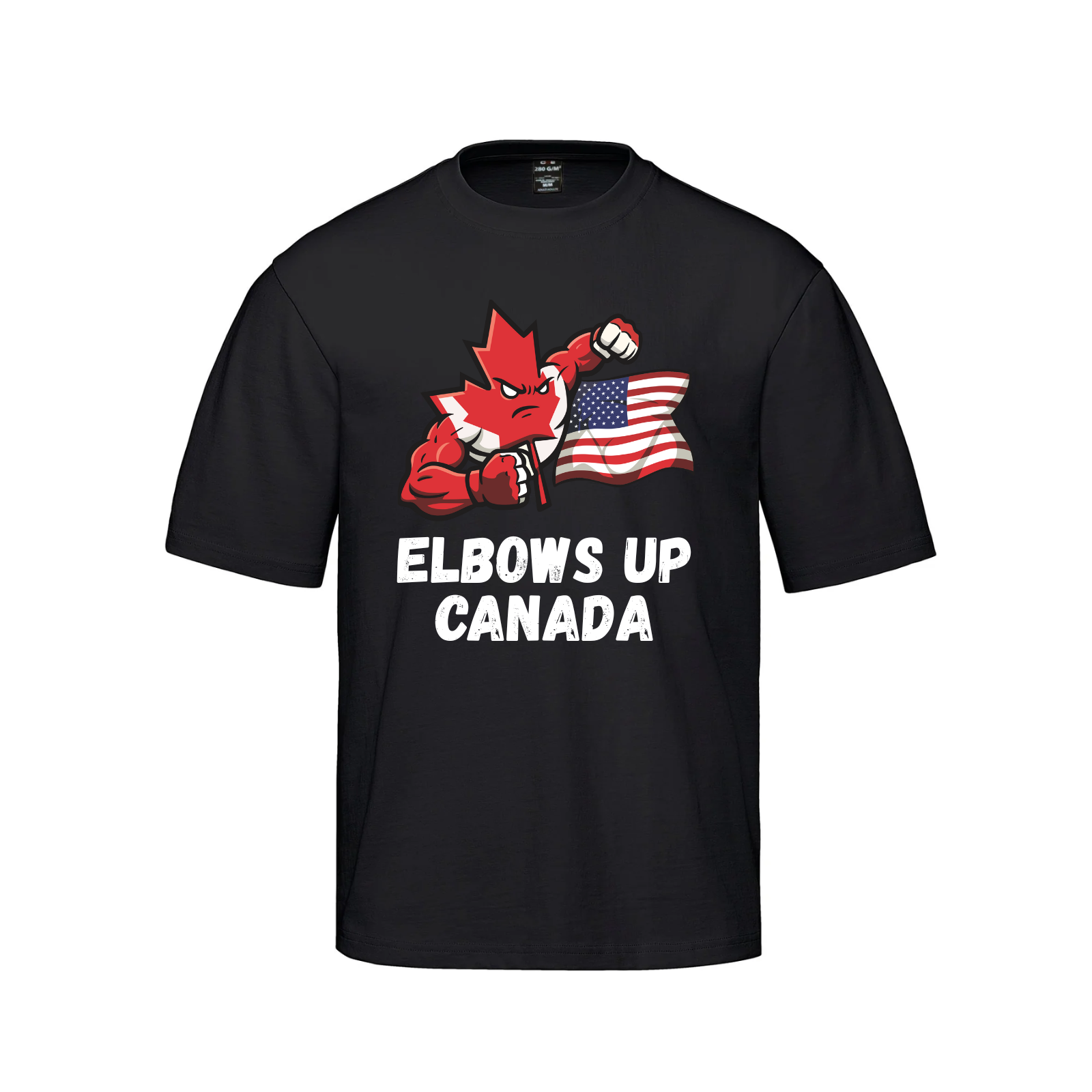 Elbows Up Canada! - 160GSM T-Shirt – Proudly Canadian - Canada Vs America Canada Canada Is Already Great Elbows Up
