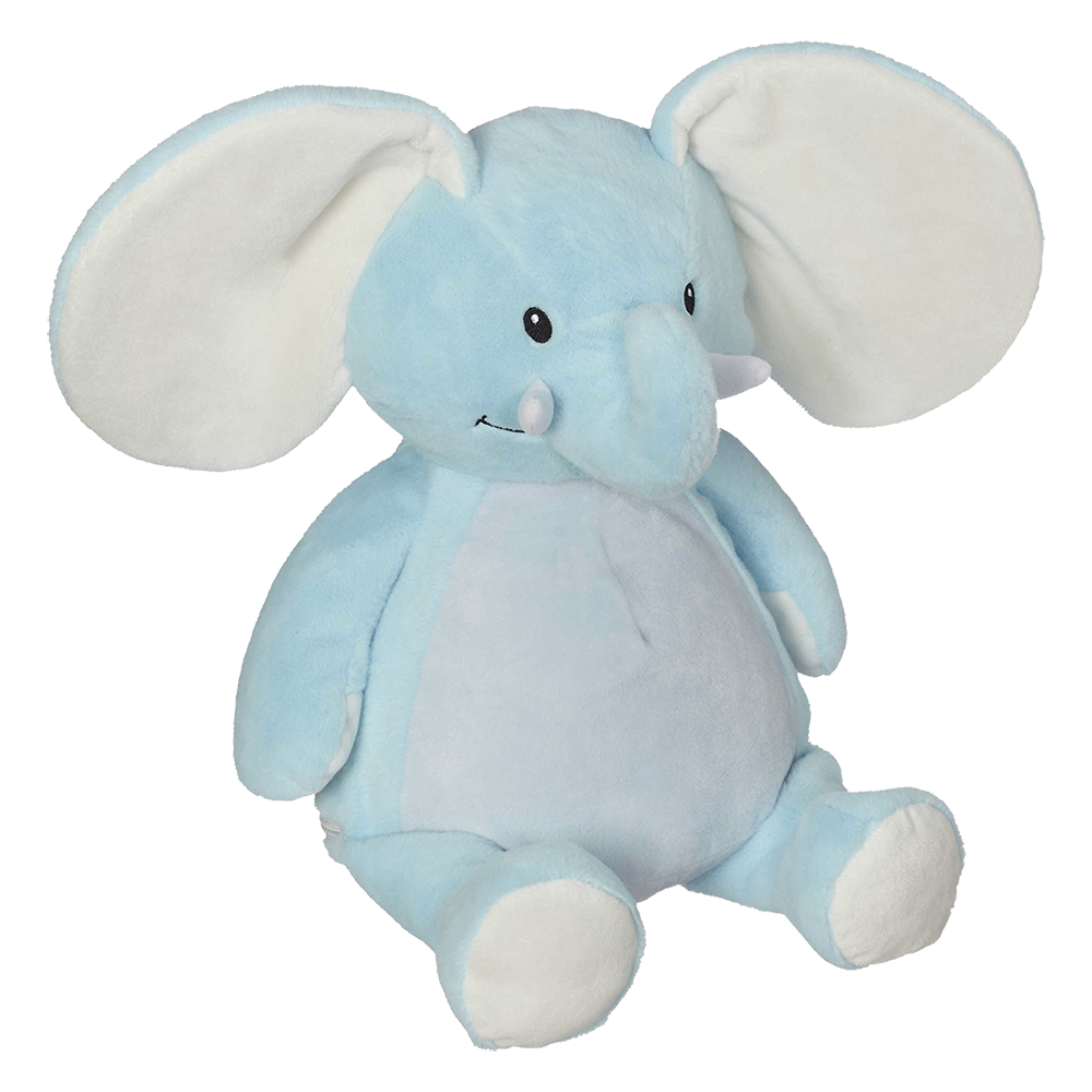 Elliot Elephant Buddy Baby Blue baby blue elephant embroidable