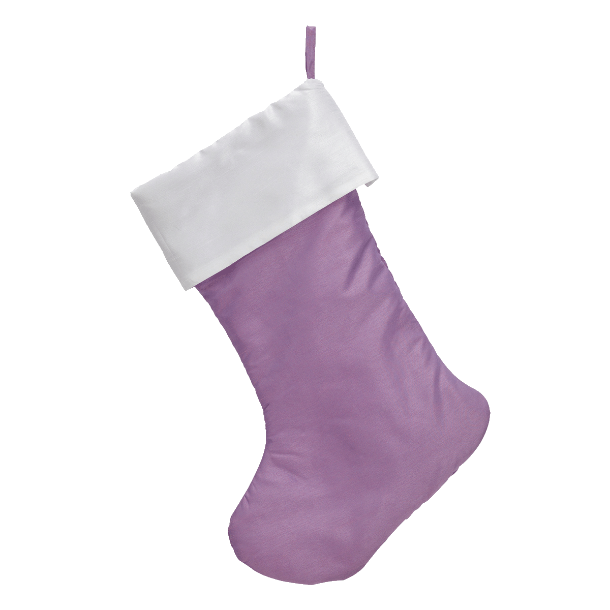 Embroider Buddy® Traditional Stocking Lilac Purple decorations embroidable holiday stocking