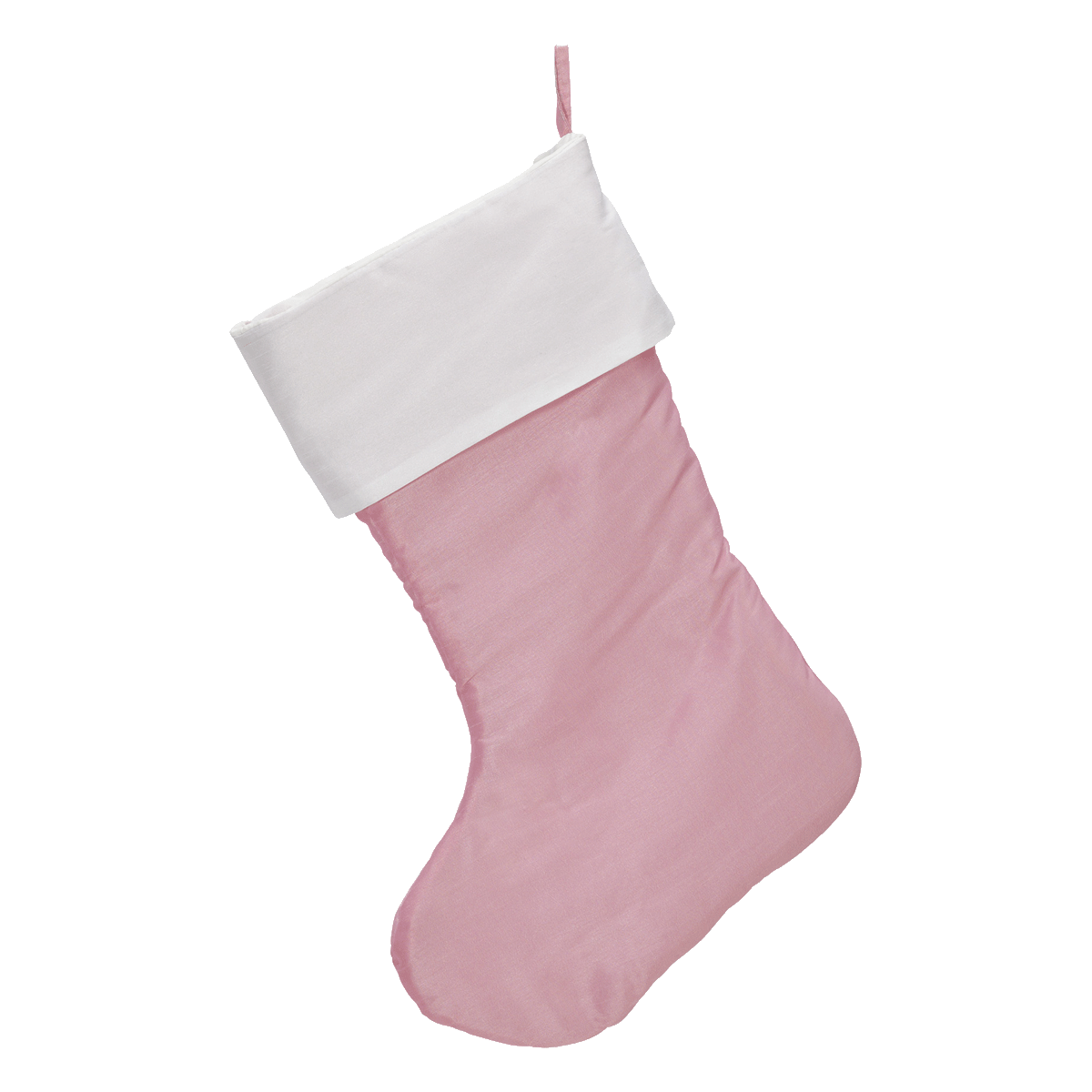 Embroider Buddy® Traditional Stocking Soft Pink decorations embroidable holiday stocking