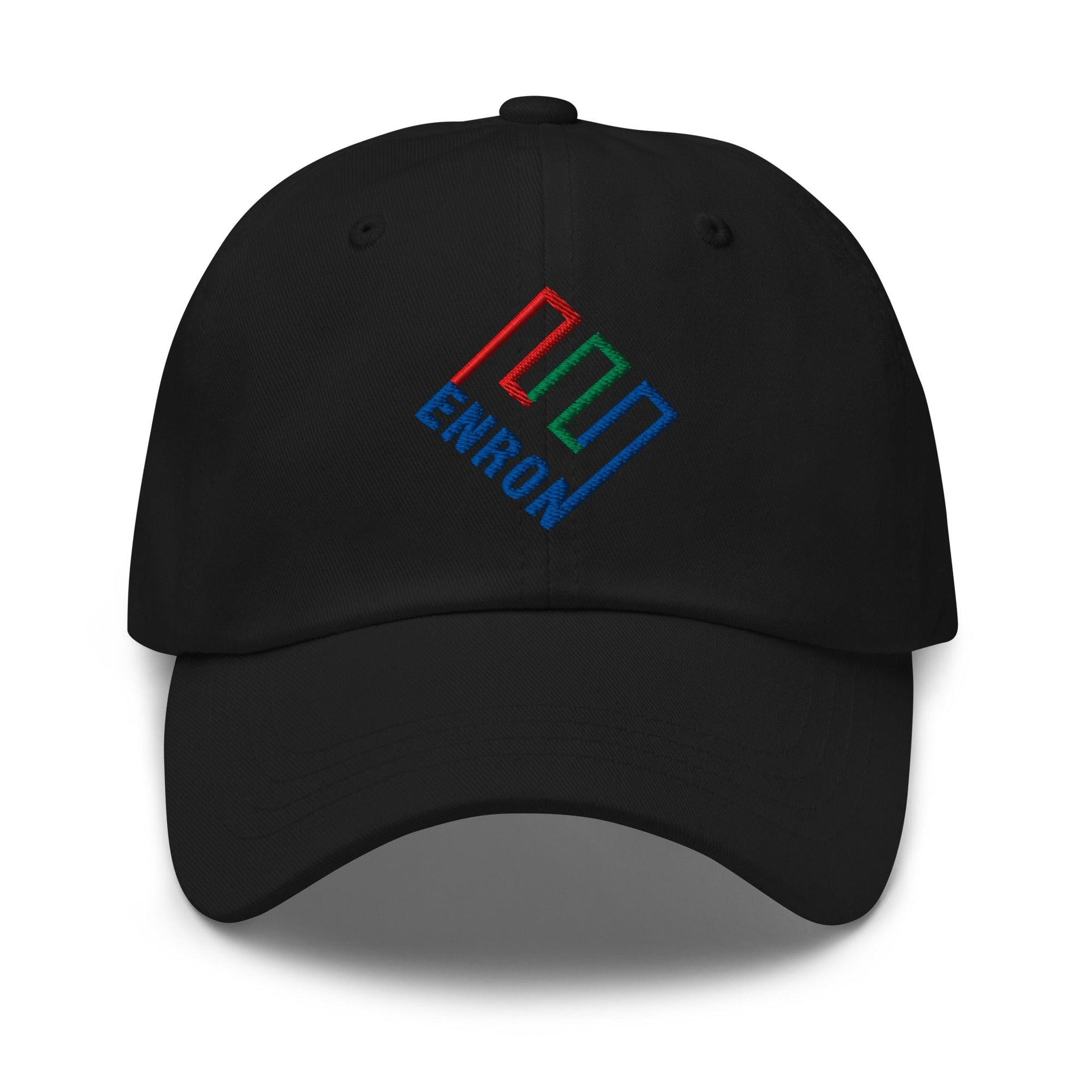 Enron Embroidered Dad Hat Black Capital Crowns Dad Hats Funny
