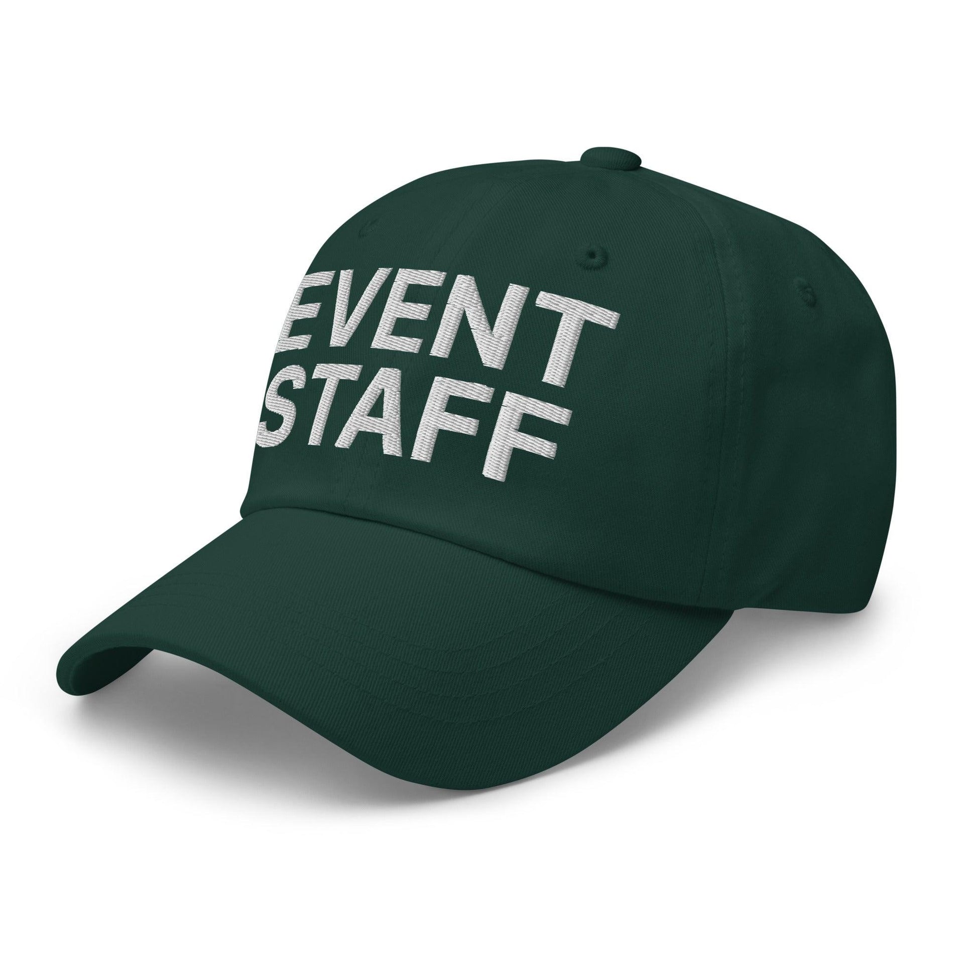 Event Staff Uniform Work Embroidered Dad Hat Capital Crowns Dad Hats Work