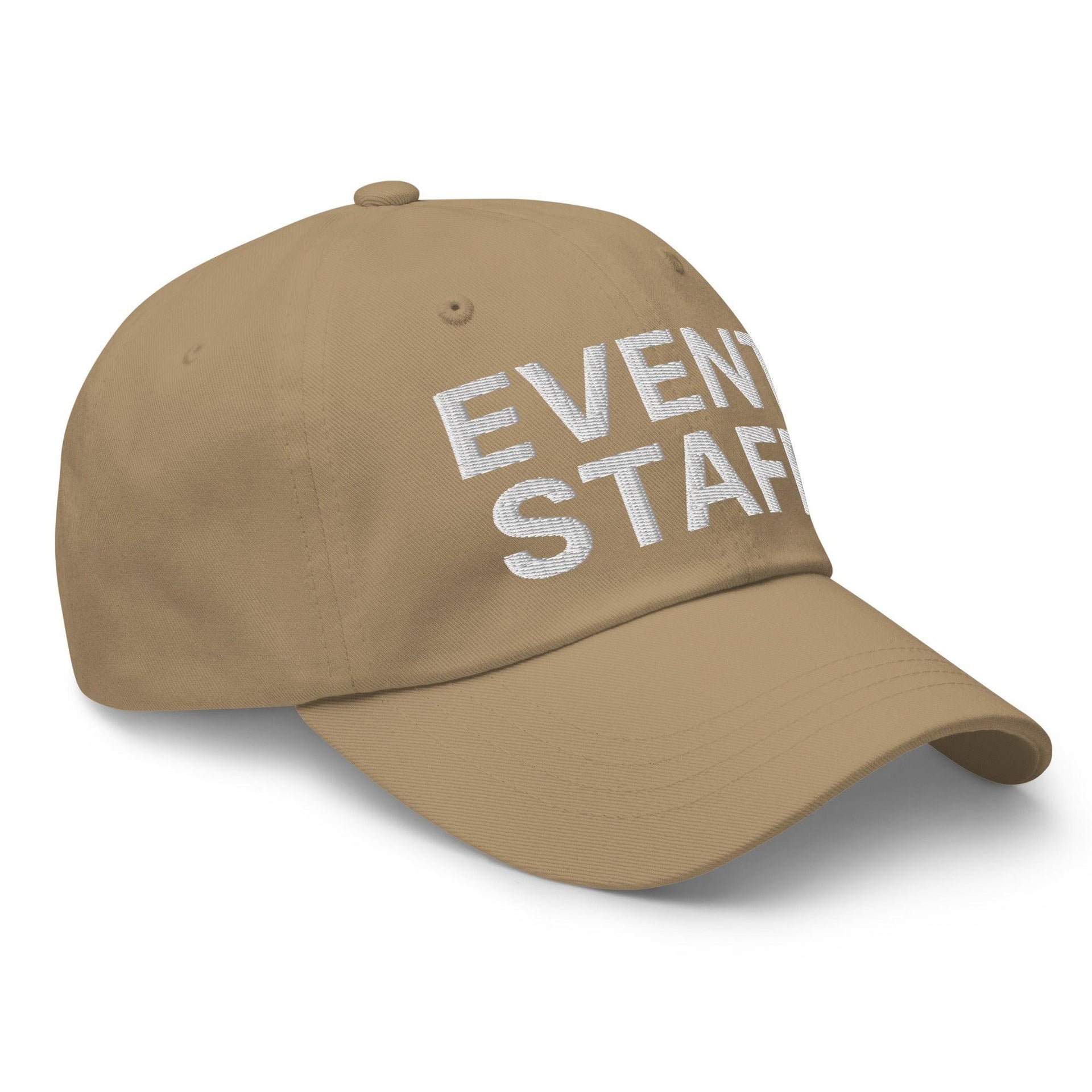 Event Staff Uniform Work Embroidered Dad Hat Capital Crowns Dad Hats Work