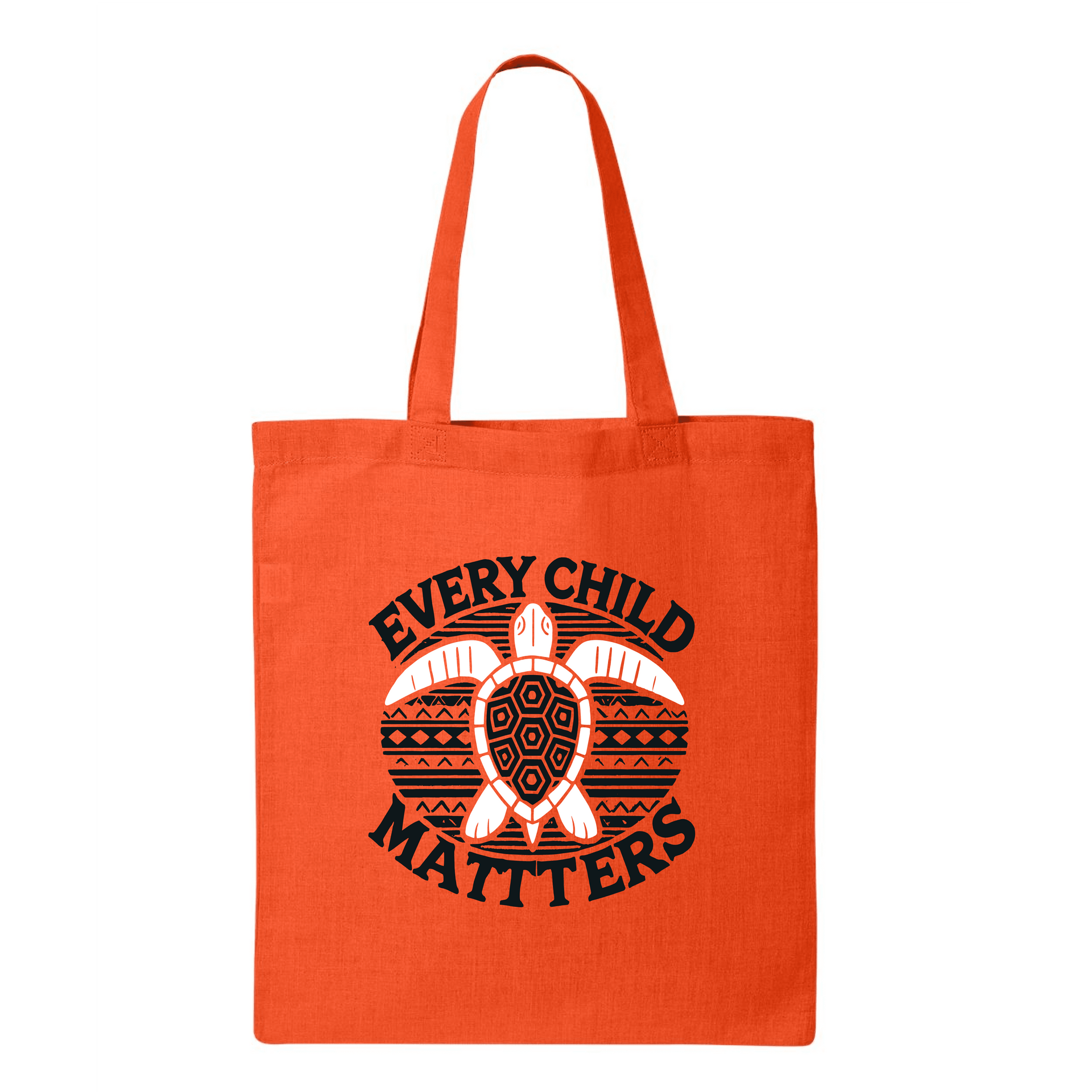 Every Child Matters Tote Bag - Turtle Design Cotton Bag Single Units every child matters orange shirt day Reconciliation