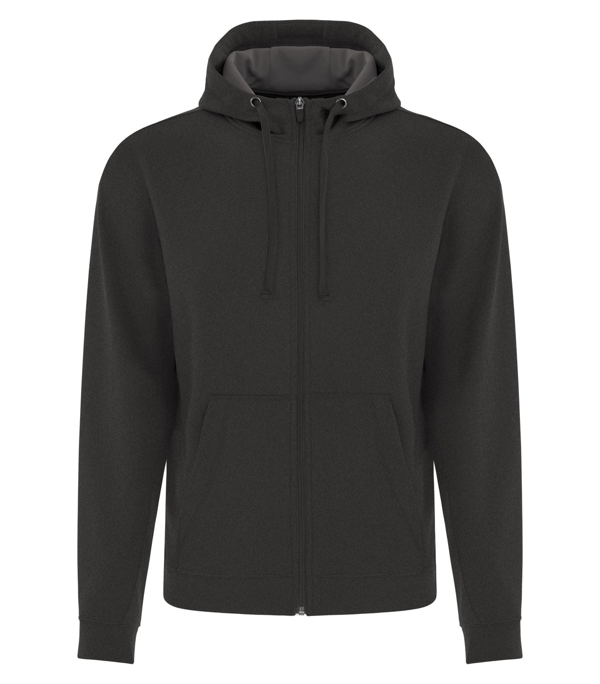 ATC F2004, Game Day Fleece Full Zip Hoodie, Charcoal Heather