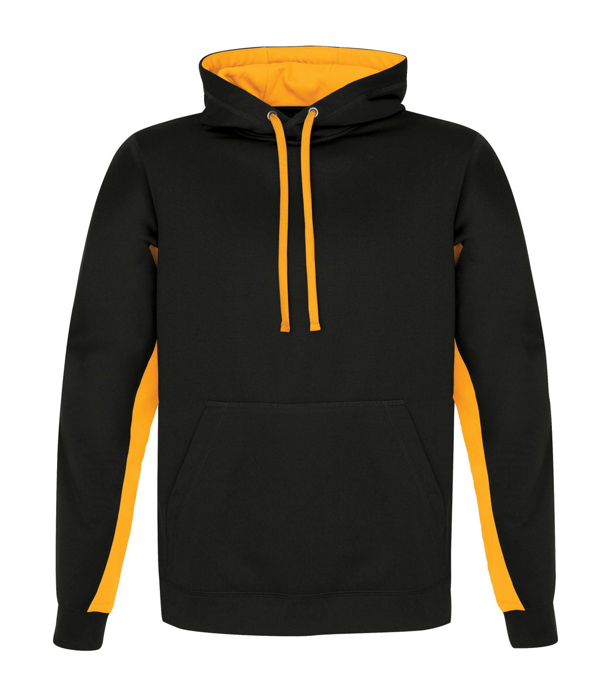ATC F2011, Game Day Fleece Colour Block Hoodie, Black/Gold