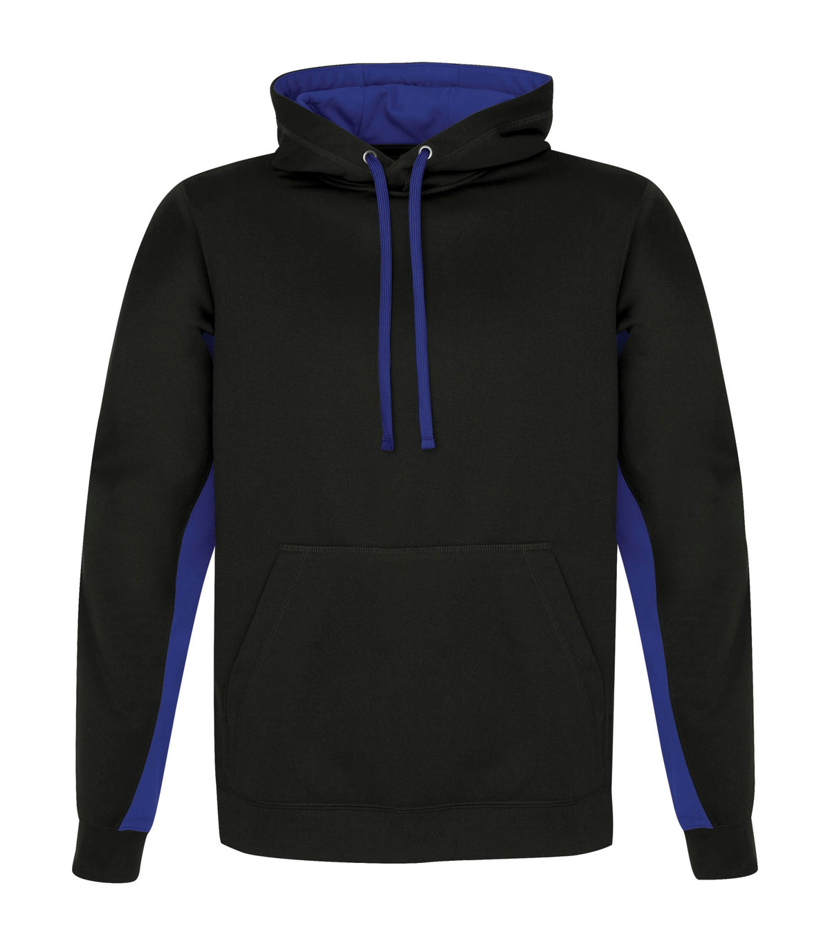 ATC F2011, Game Day Fleece Colour Block Hoodie, Black/True Royal